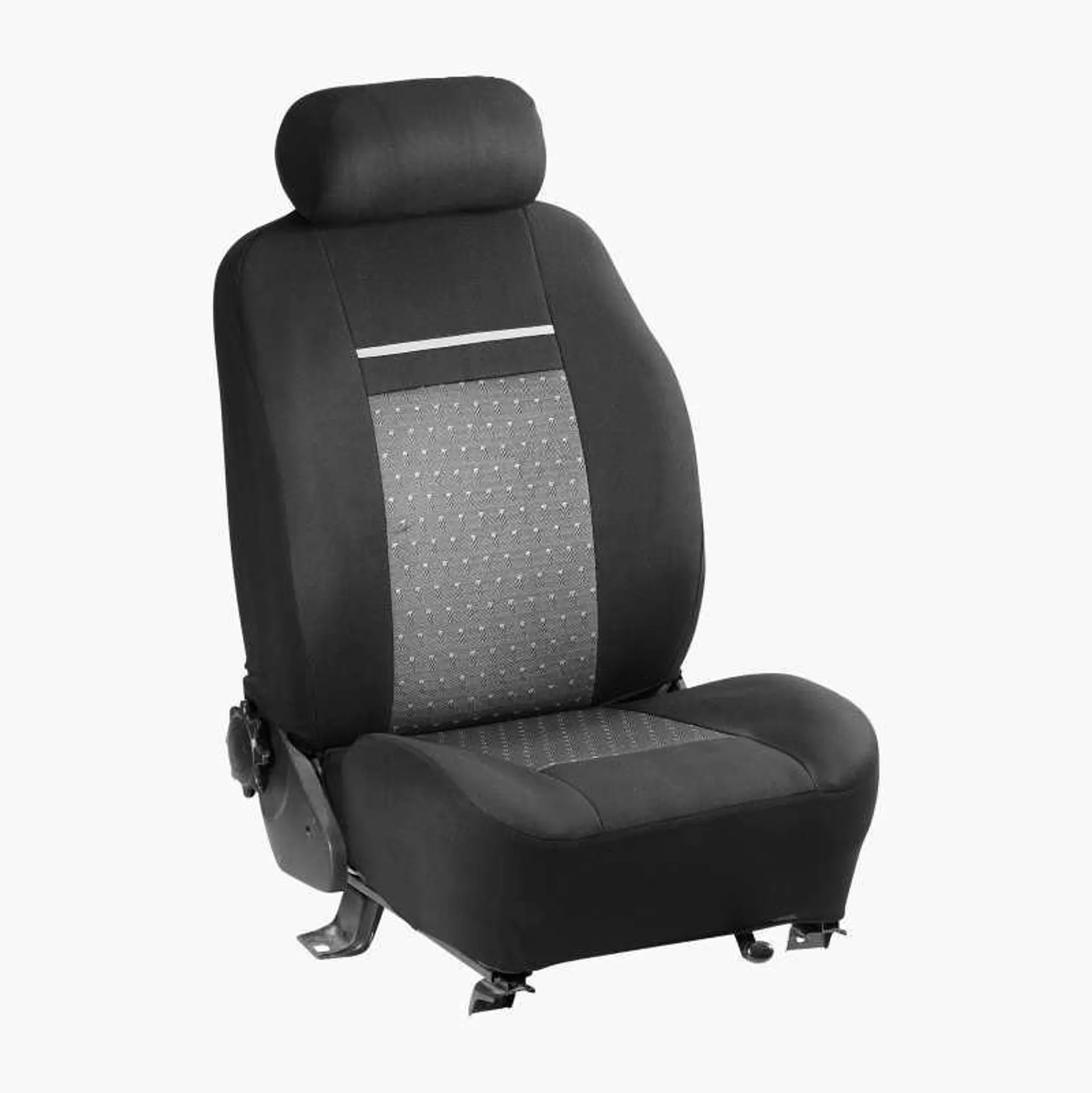 Car seat covers, black/grey