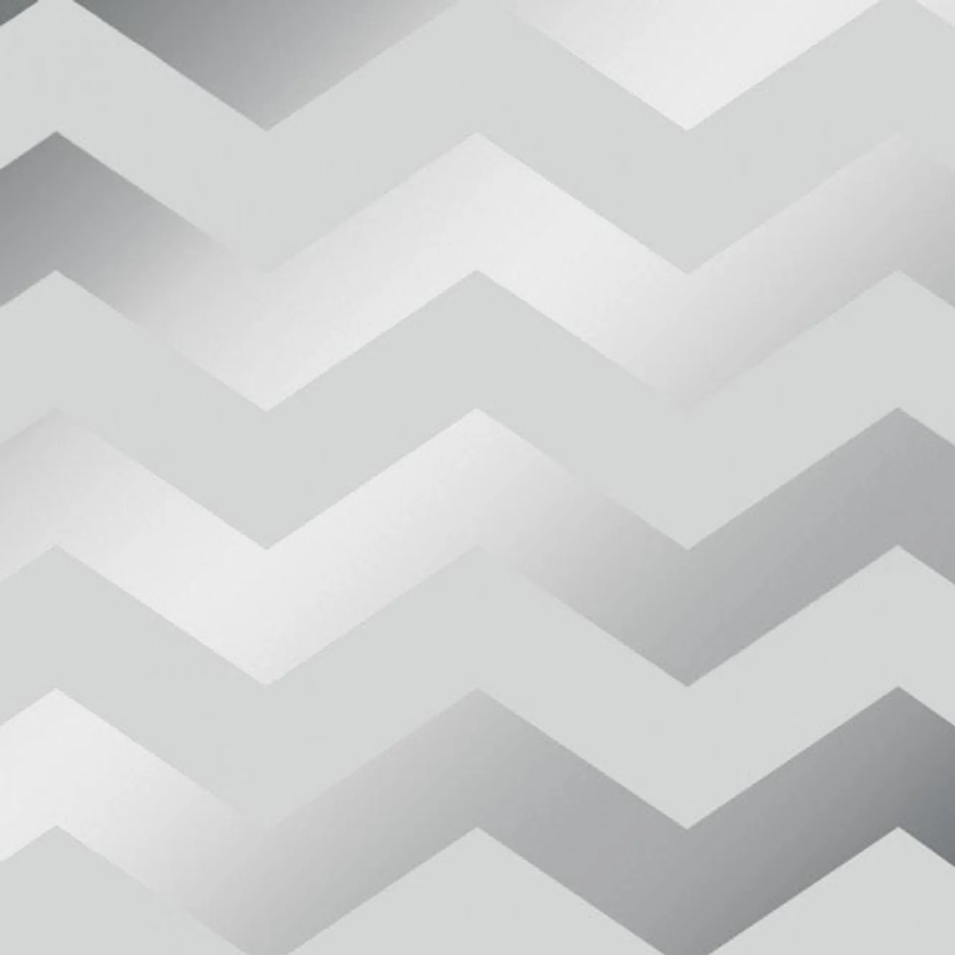 Chevron Geometric wallpaper in grey & silver