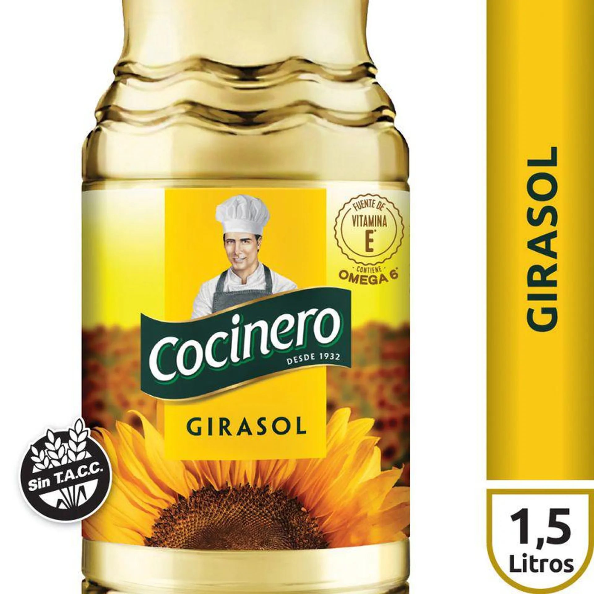 Aceite de Girasol Cocinero 1,5 Lts.