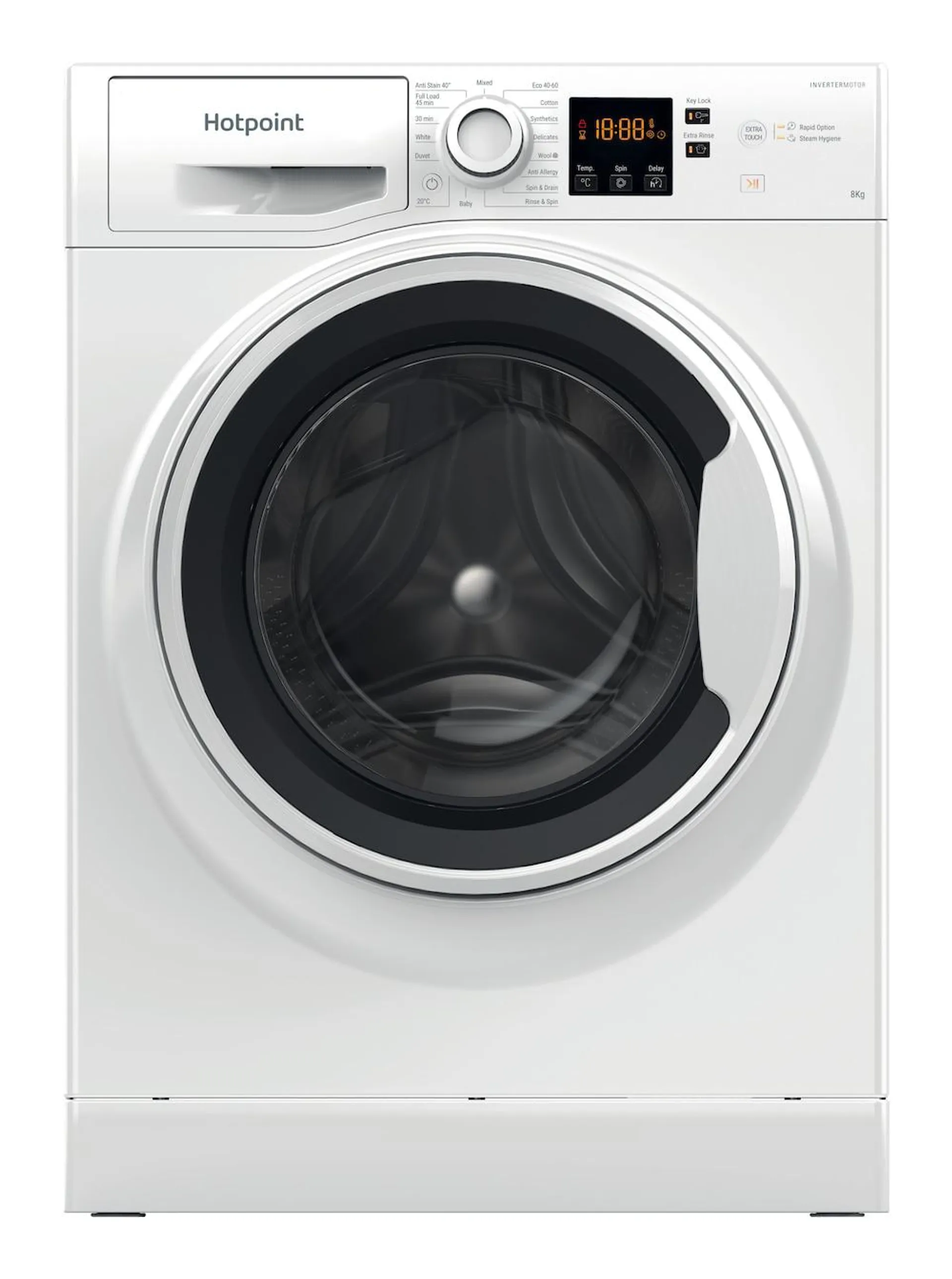 Hotpoint White 8kg 1400 Spin Washing Machine
