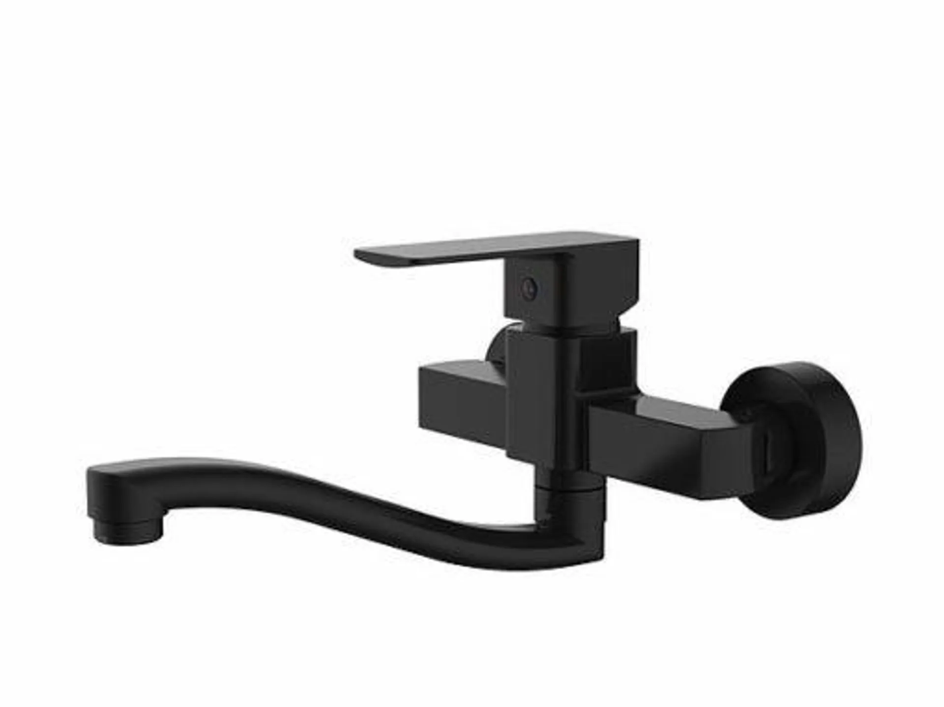 sterlyn black wall type sink mixer