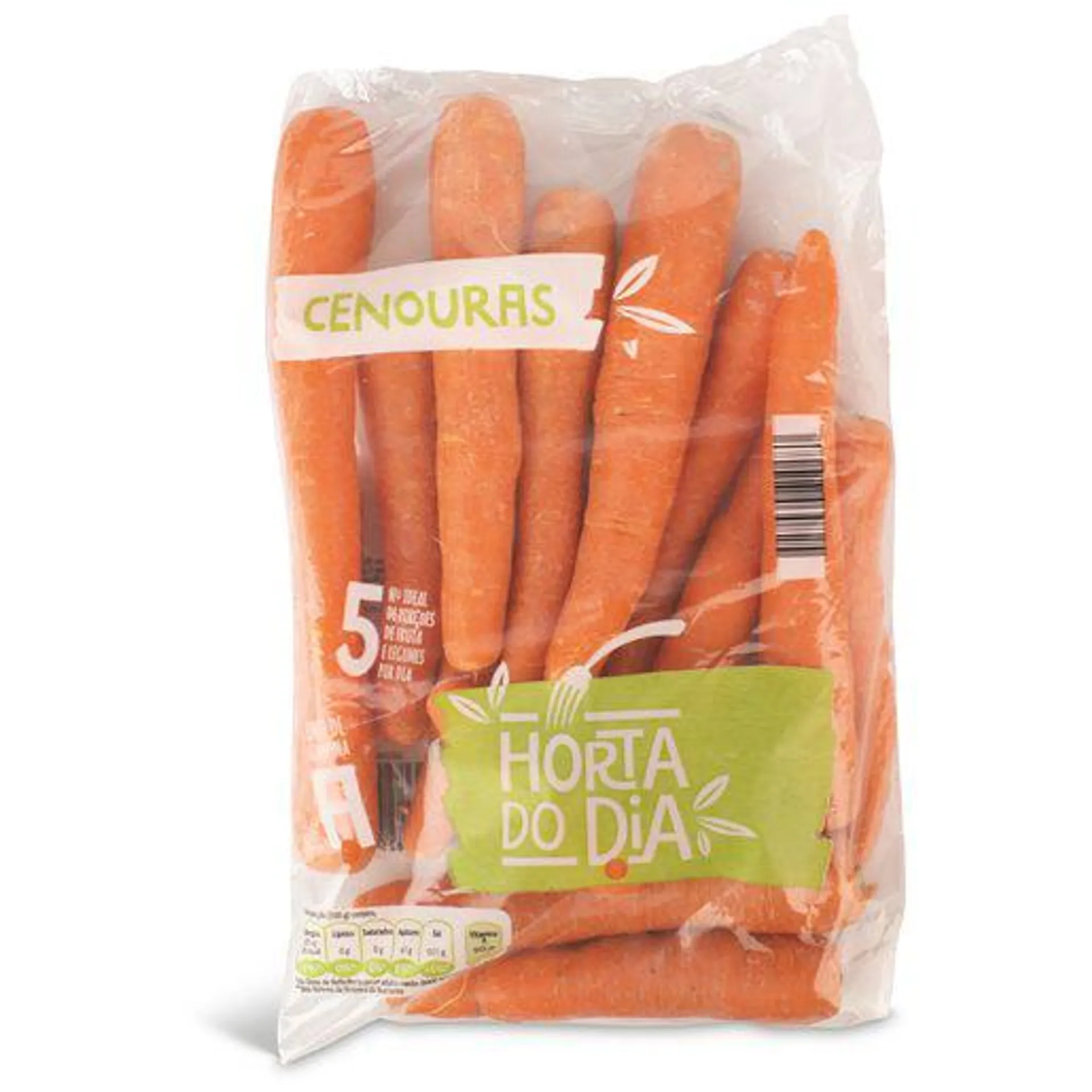 HORTA DO DIA Cenouras Embaladas 1 kg