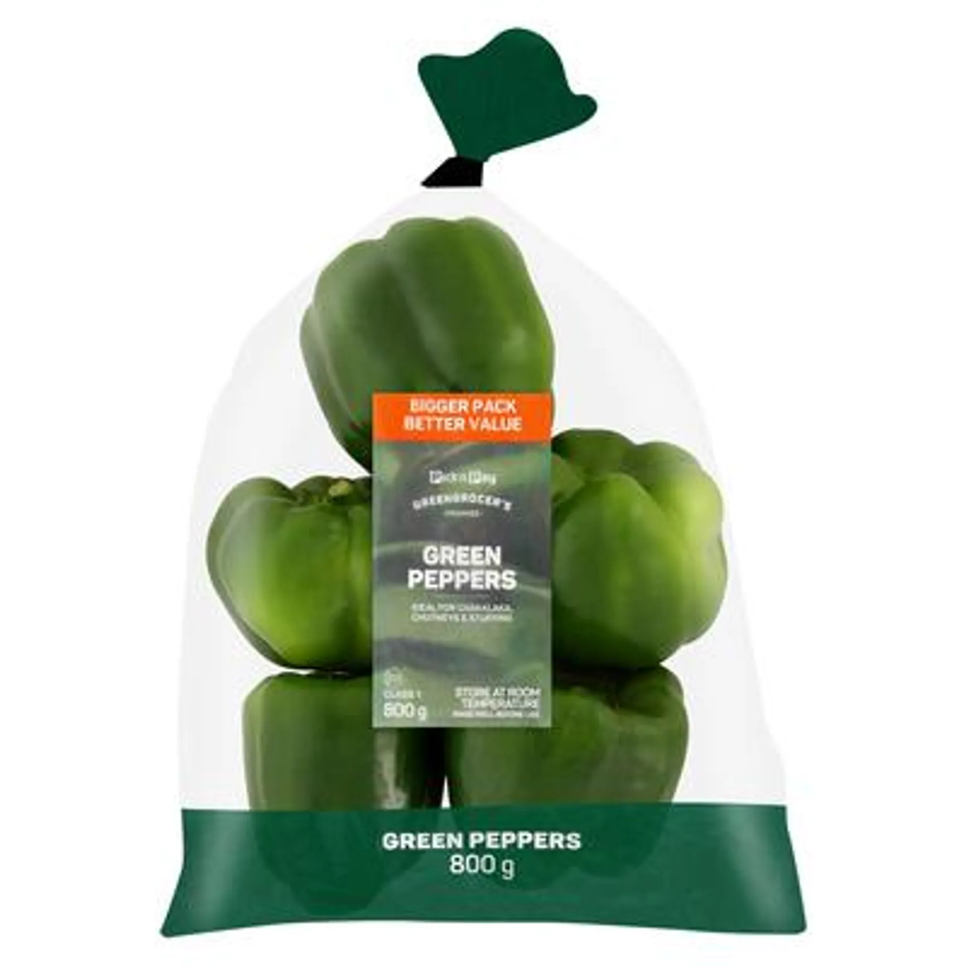 PnP Green Peppers 800g