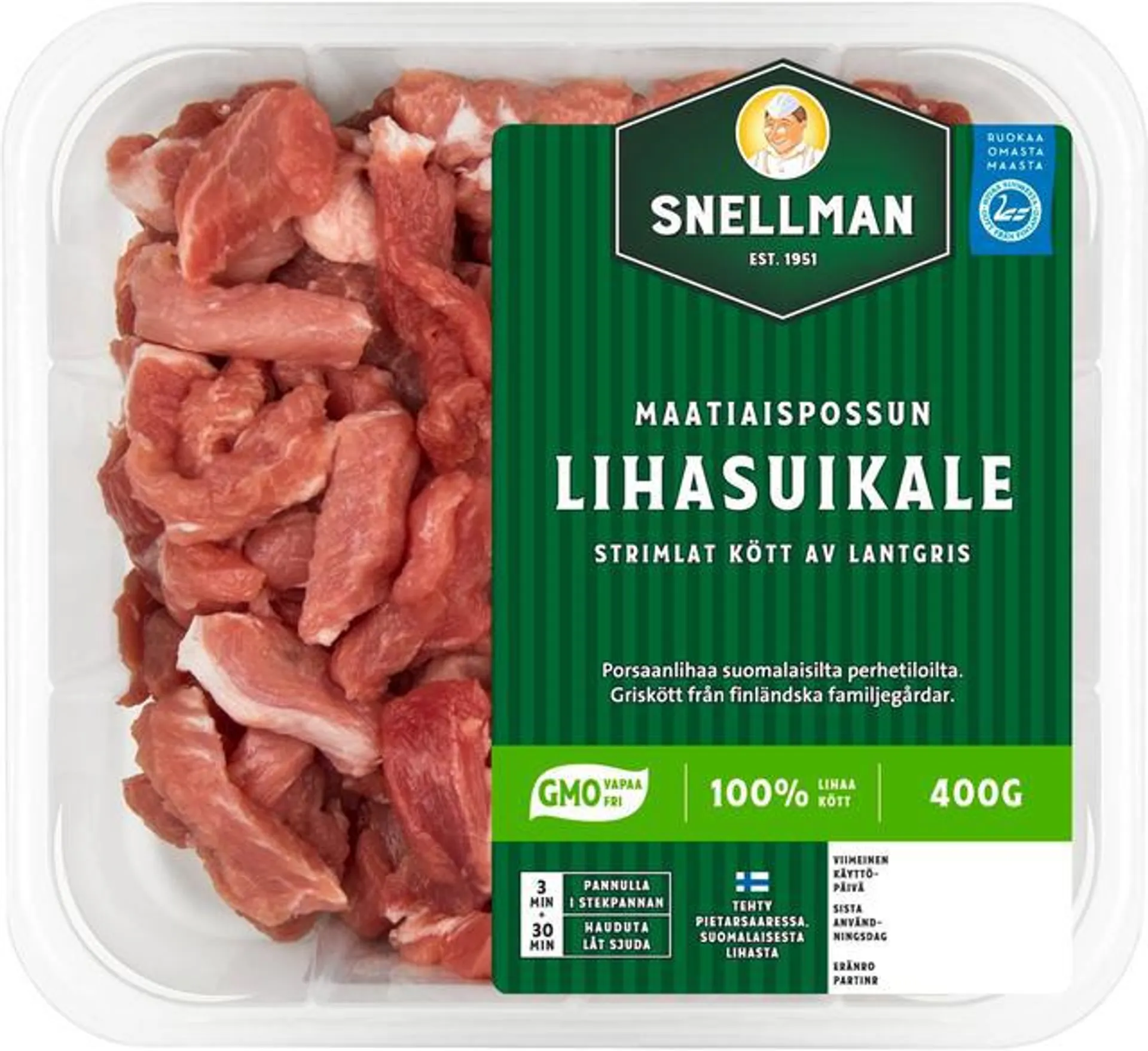 Snellman Maatiaispossun lihasuikale 400g