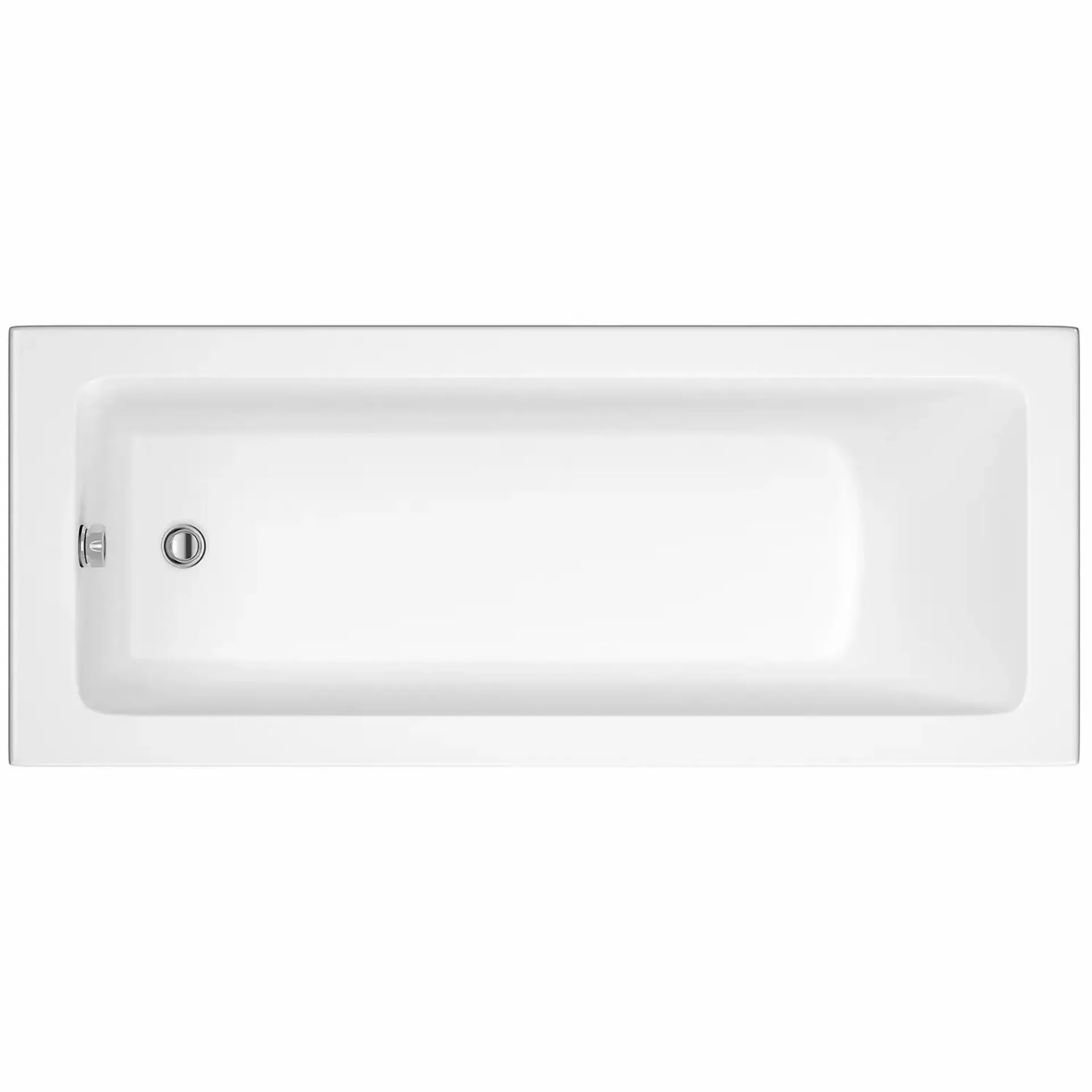 Madeira White Premiercast Single Ended Straight Bath - 1600 x 700mm