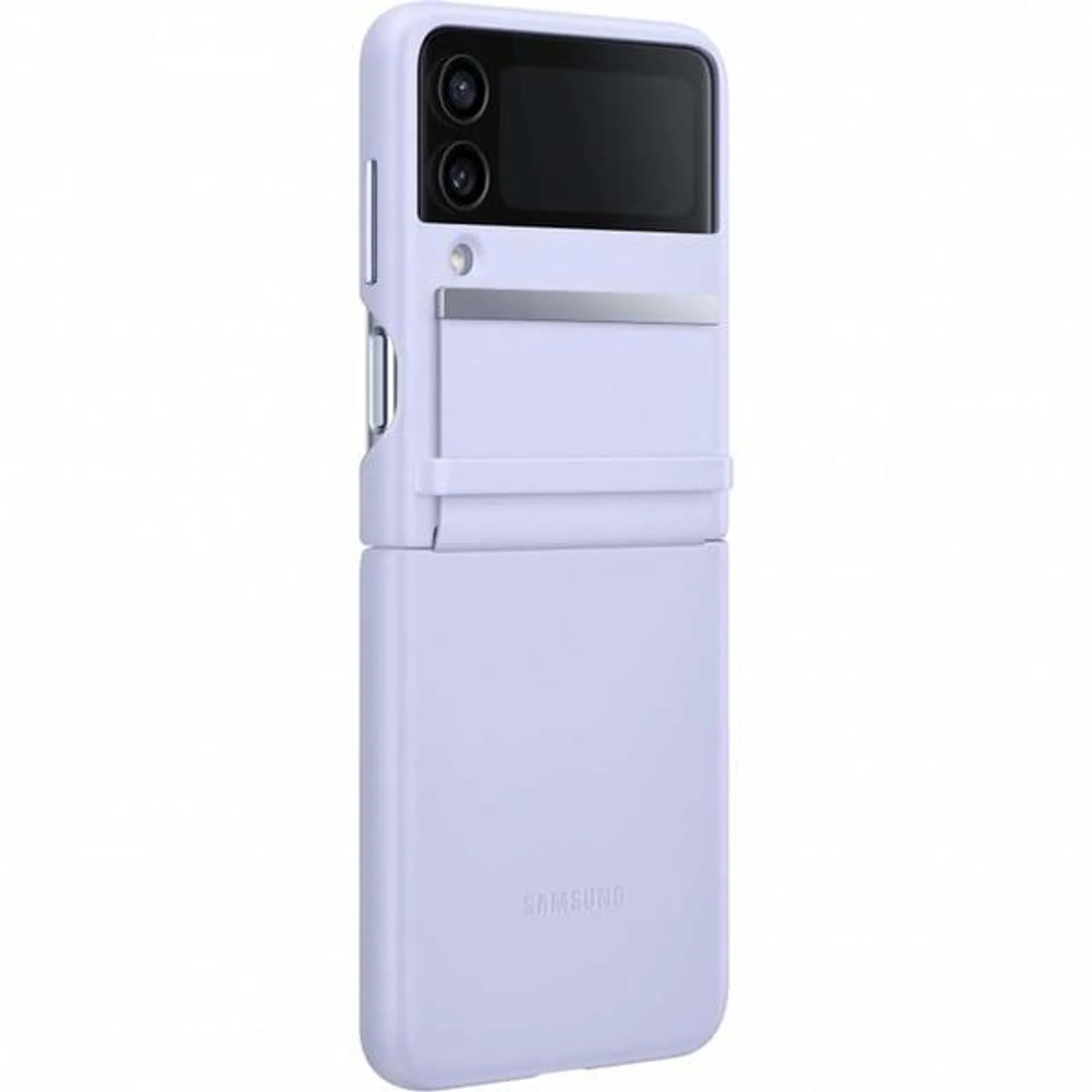Husa telefon SAMSUNG Flap Leather Cover pentru Galaxy Z Flip4 EF-VF721LLEGWW, Serene Purple