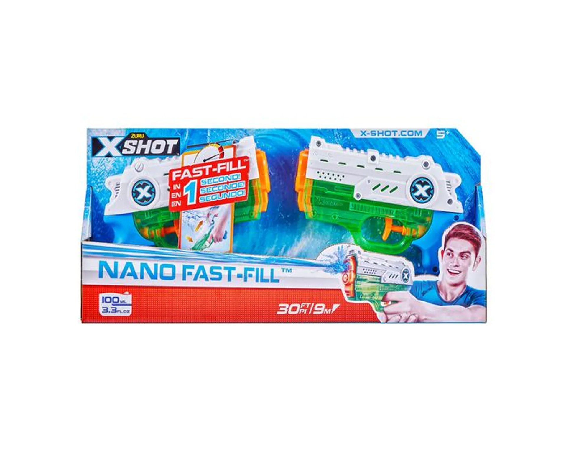 X-Shot Water Nano Fast Fill Double Pack by Zuru - 2878700026