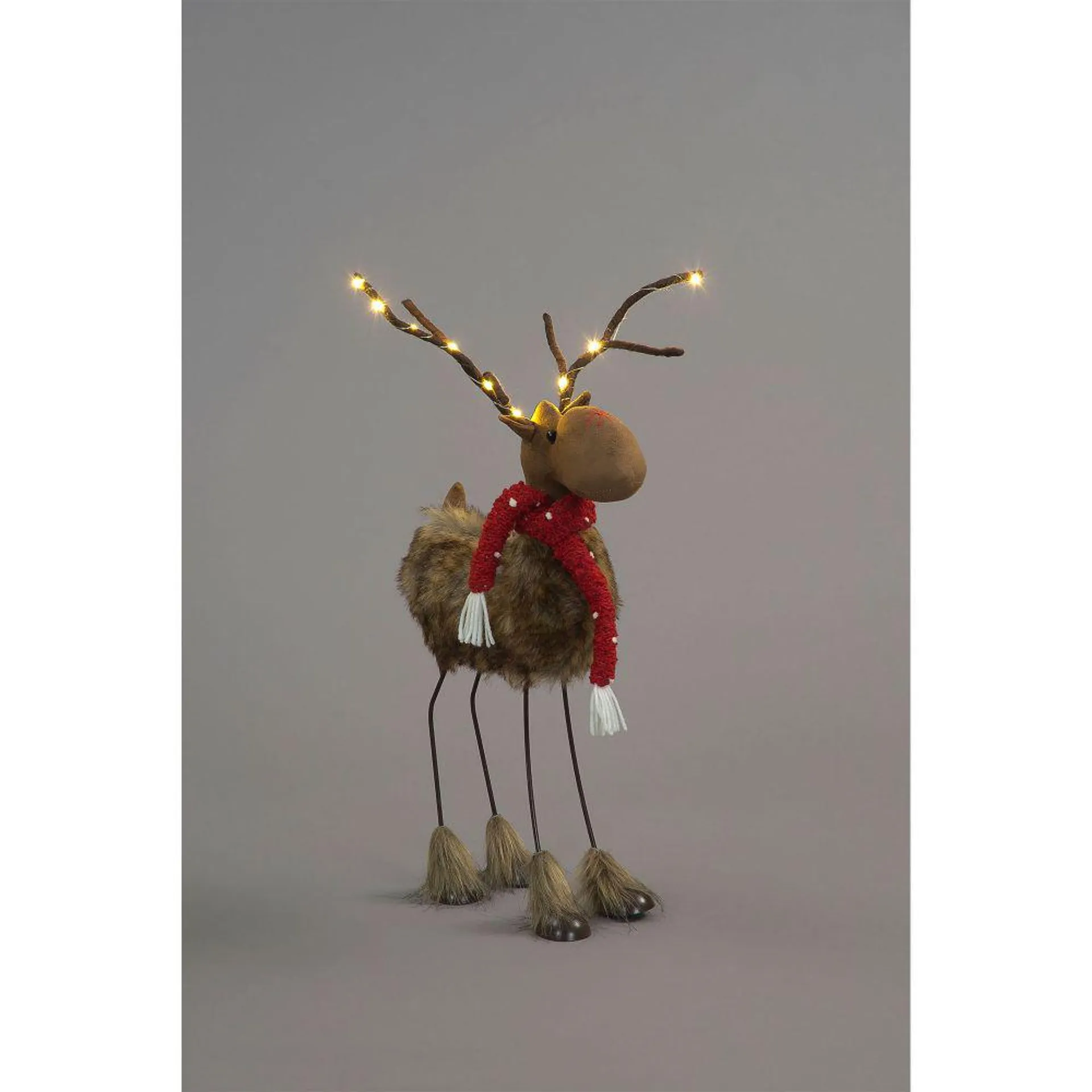 Battery Operated 60cm LED Plush Reindeer