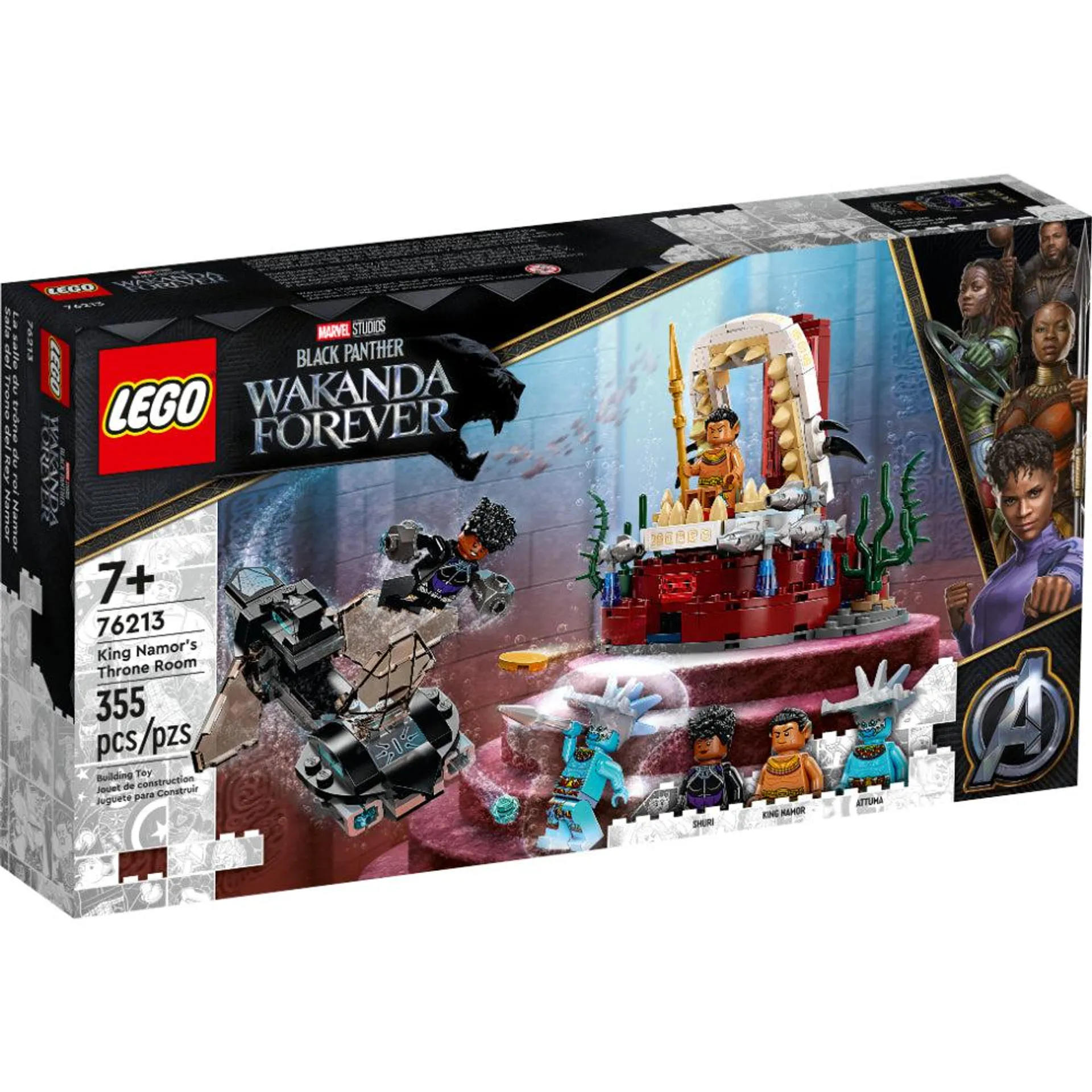 LEGO® Marvel Salón del Trono del Rey Namor