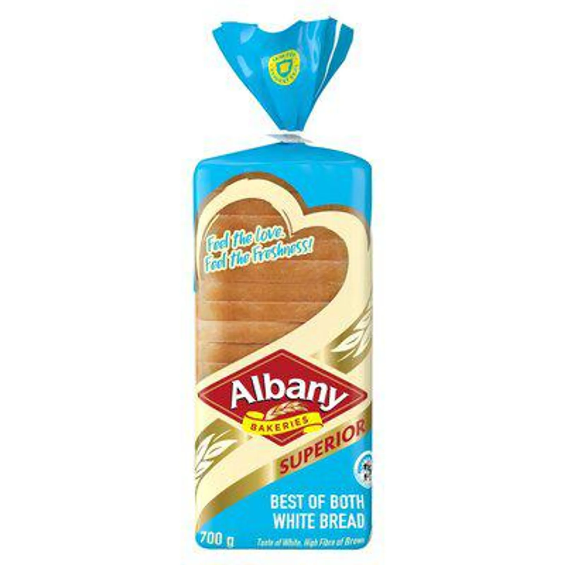 Albany Superior Best of Both White Bread 700g