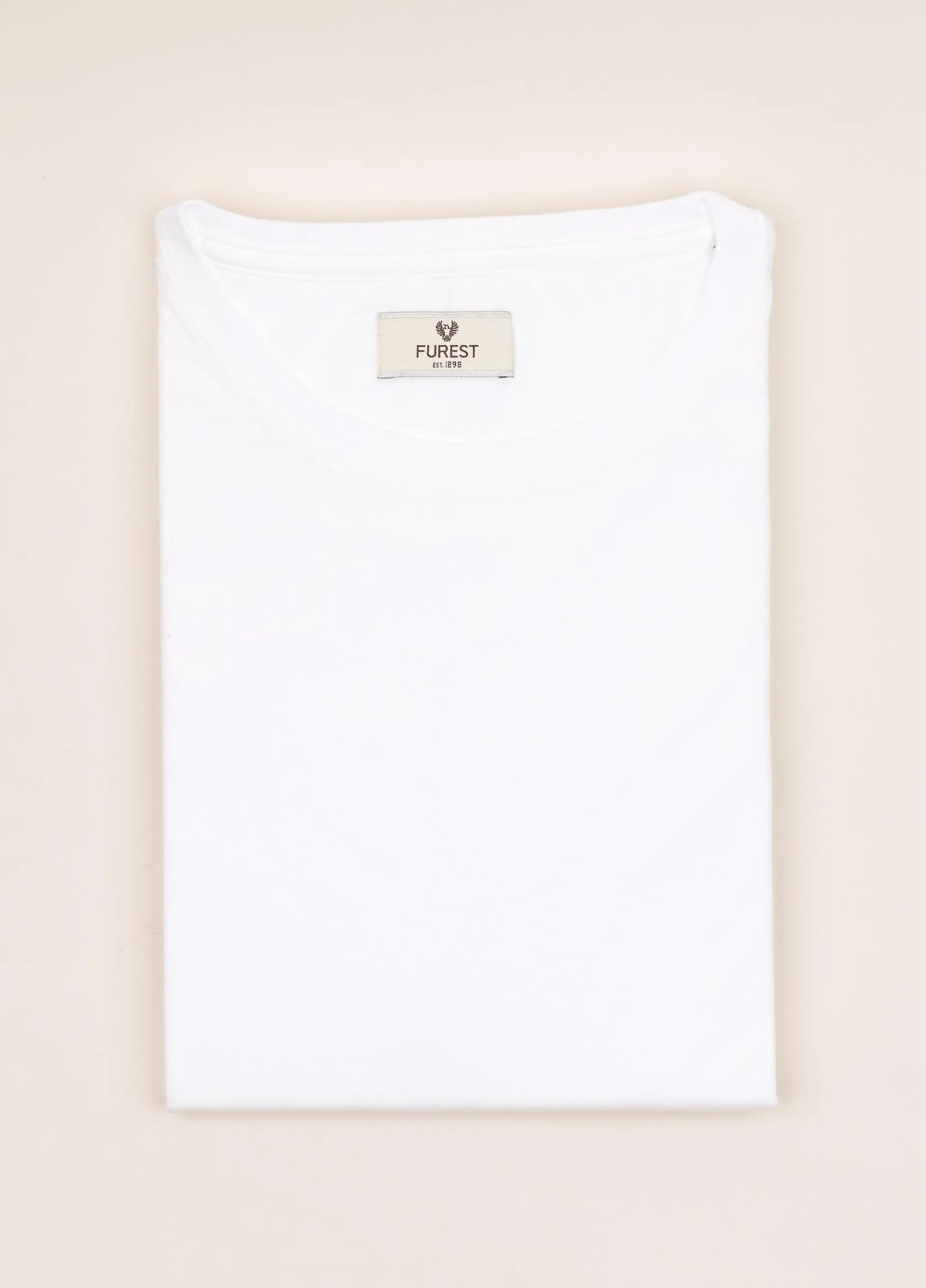 Camiseta básica manga corta FUREST COLECCIÓN blanco