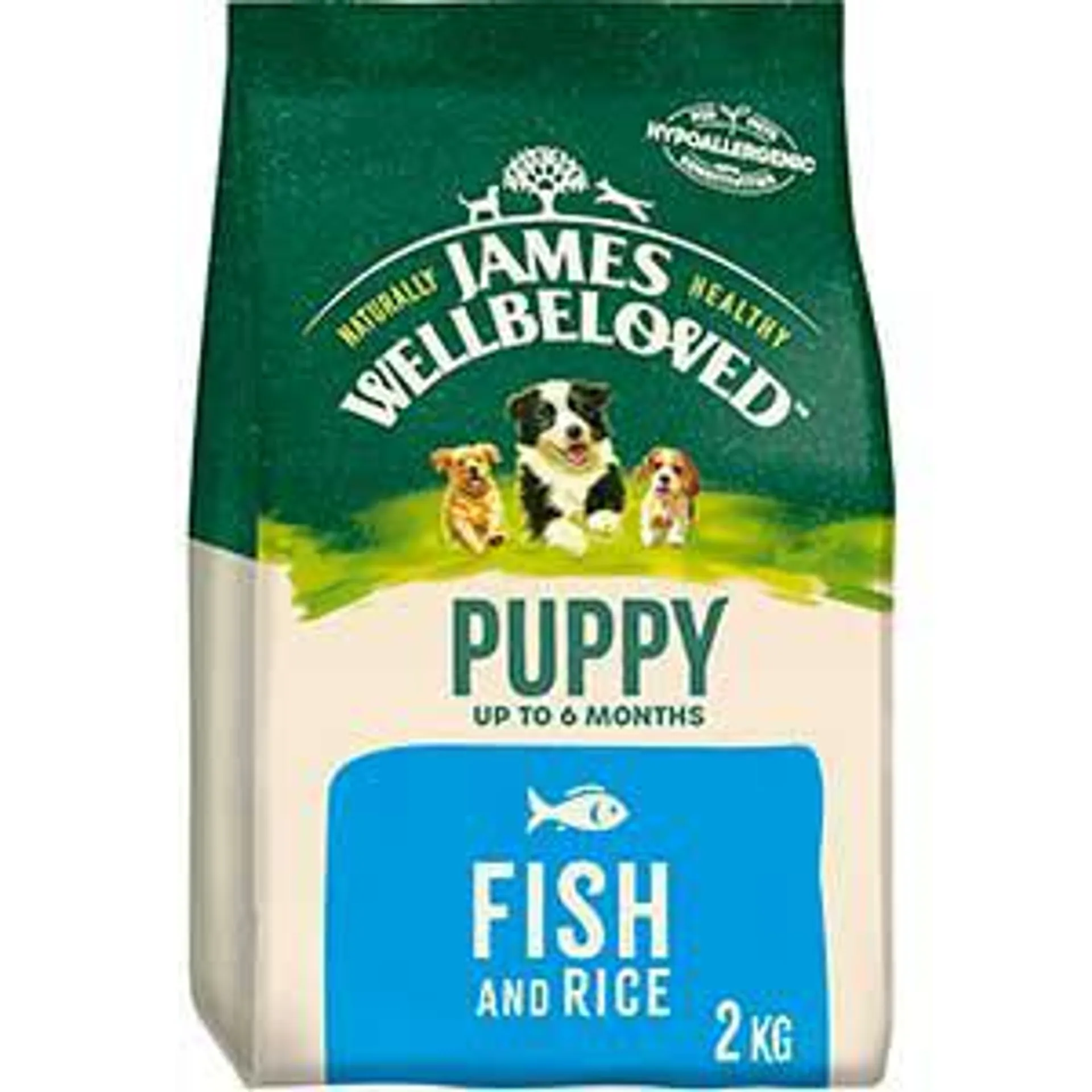 James Wellbeloved Dry Puppy Food Fish & Rice 2kg