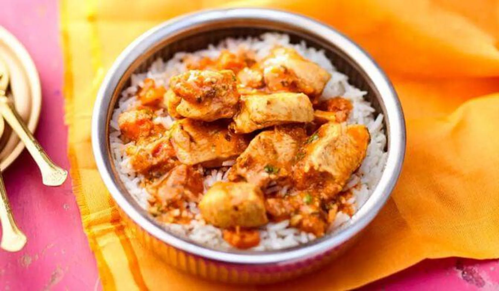 Poulet Tikka et riz basmati