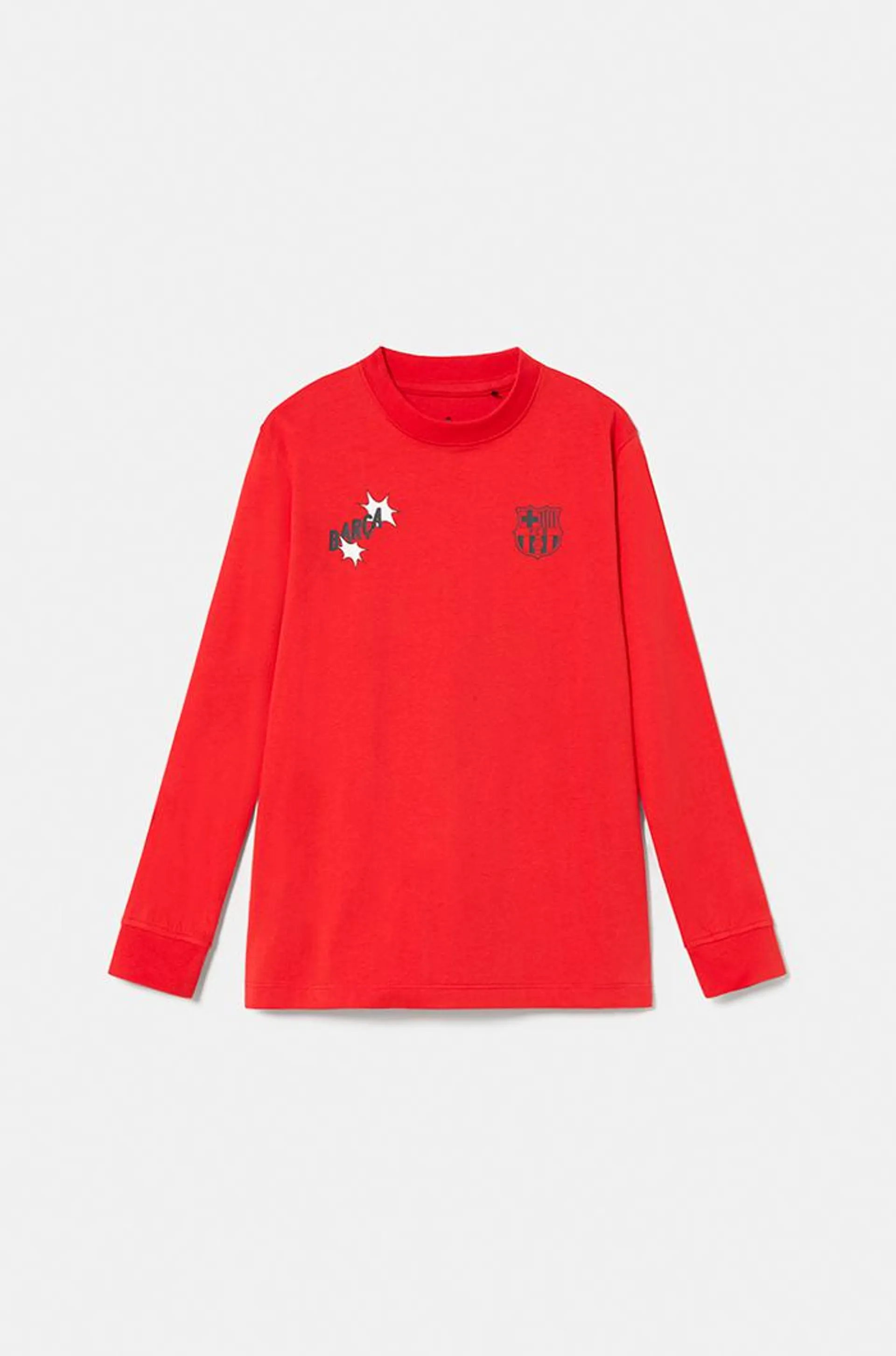 Camiseta coral motivos Barça - Junior