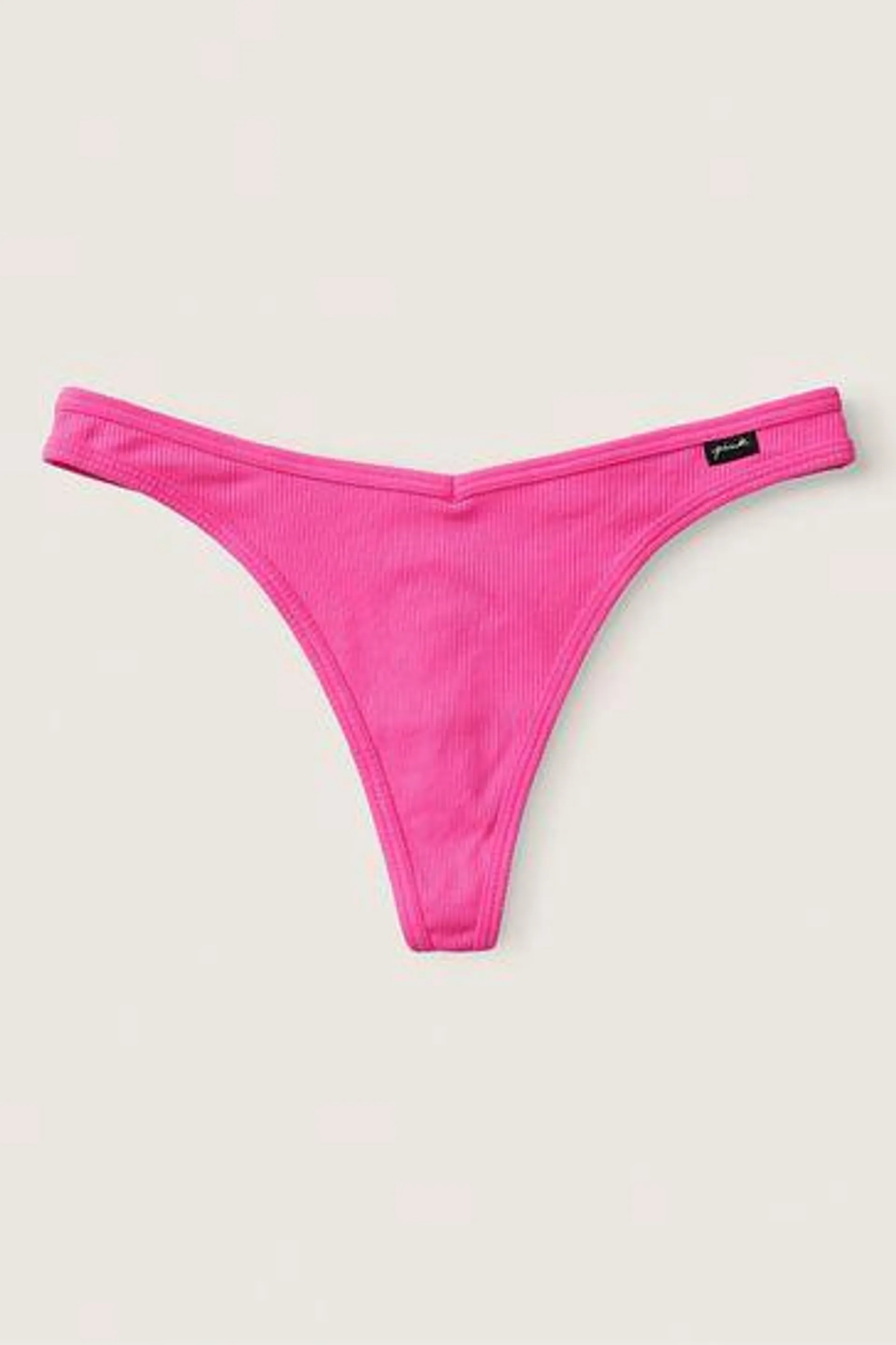 Stretch Cotton Cotton Thong Knickers