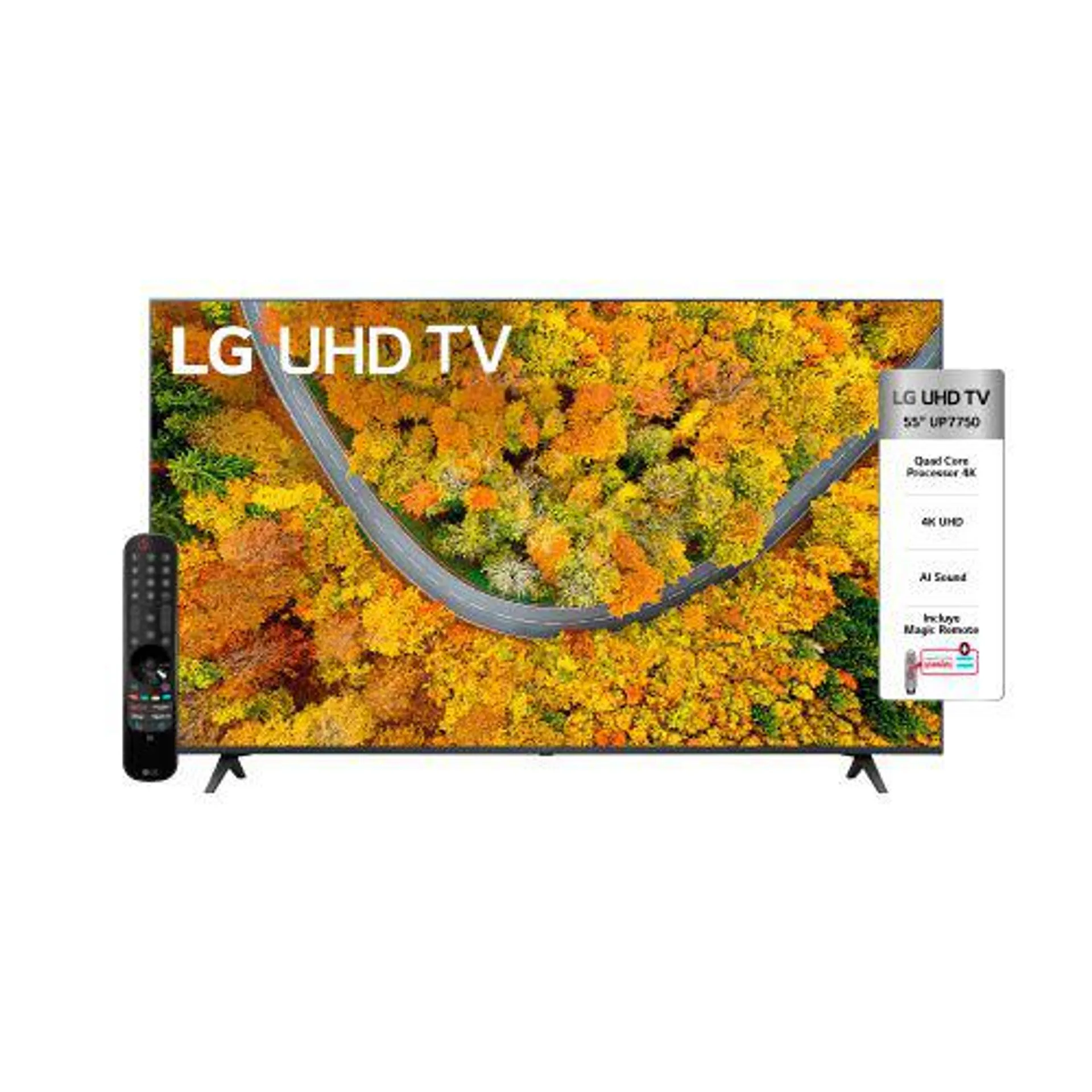 Smart TV 4K 55" LG 55UP7750PSB