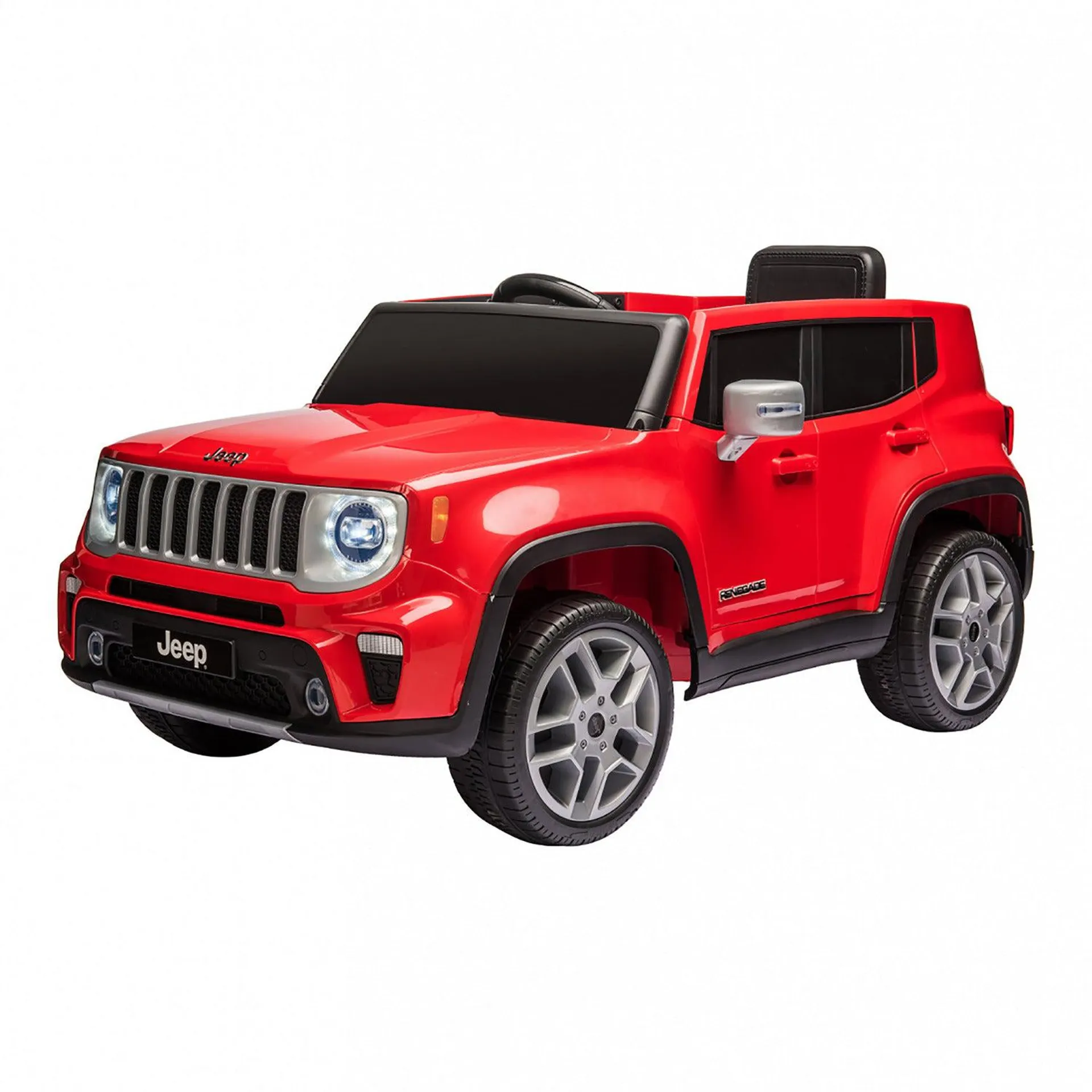 Auto elettrica Jeep Renegade rossa