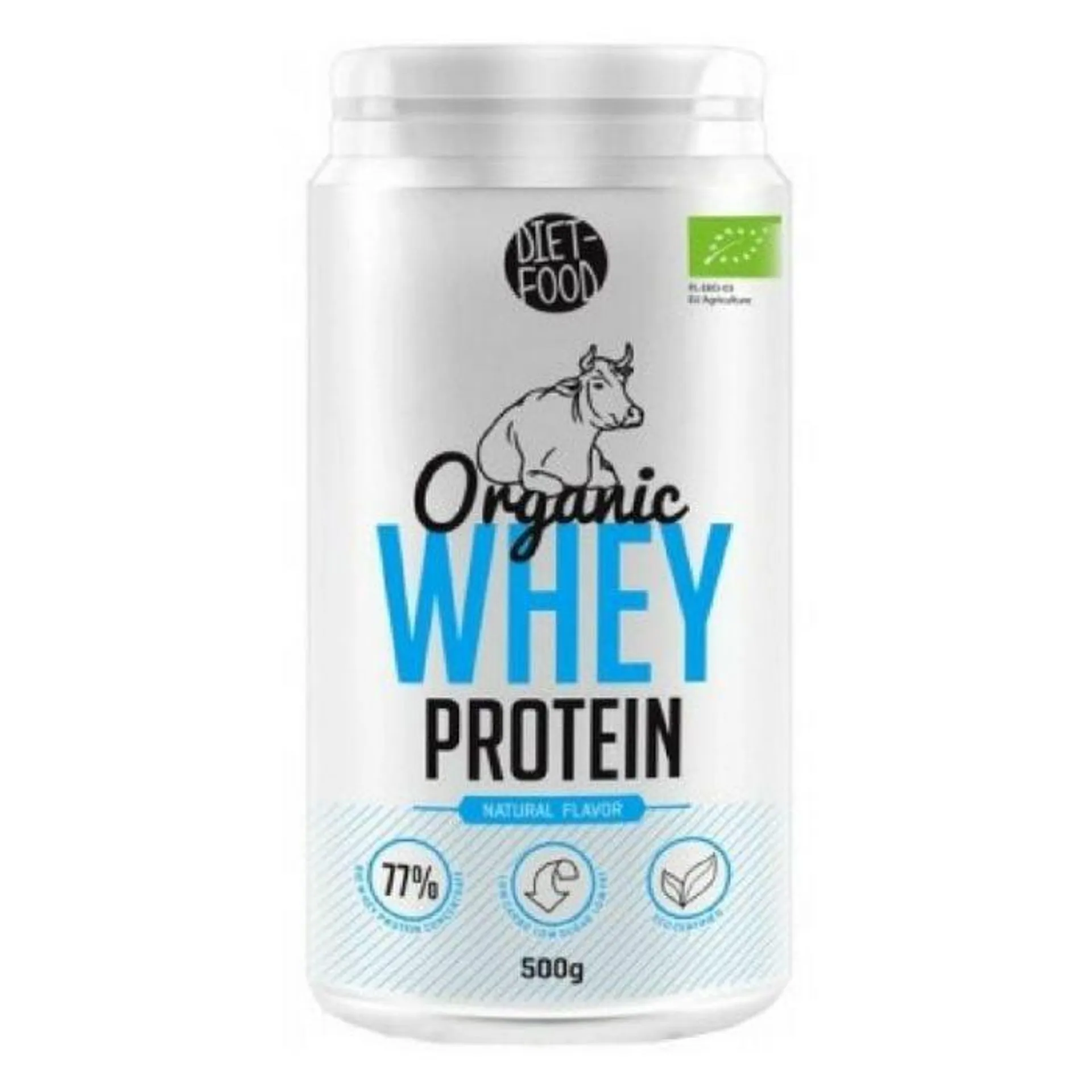 Organic Whey Protein 500 g - Diet Food