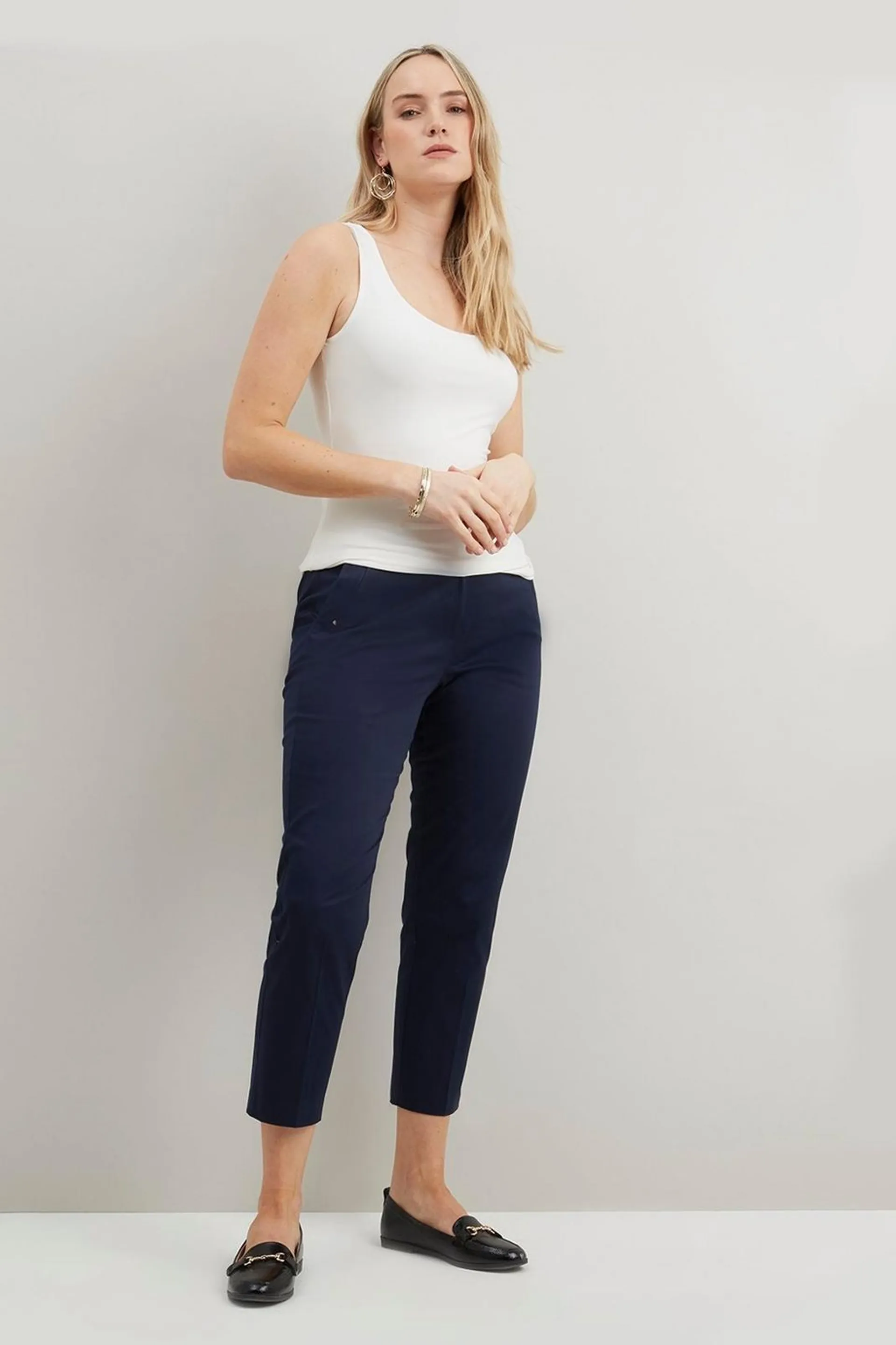 Tall Stretch Crop Trousers