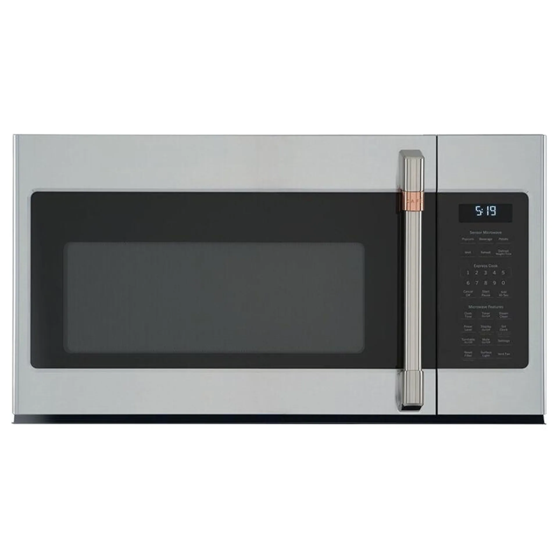 Cafe 30" 1.9 Cu. Ft. Over-the-Range Microwave with 10 Power Levels, 400 CFM & Sensor Cooking Controls - Stainless Steel