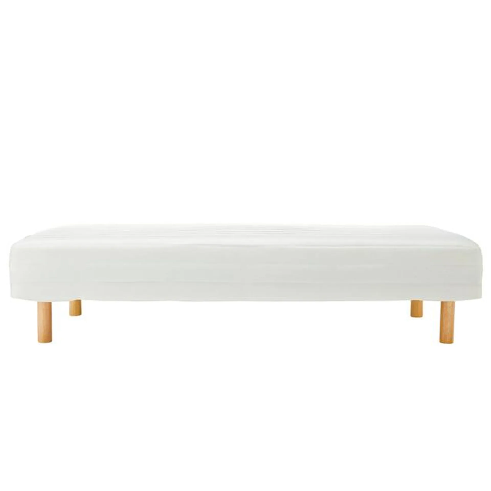 Pocket Coil High-Density Mattress (Legs not included), W120 X D198 X H26cm, Single Double, White