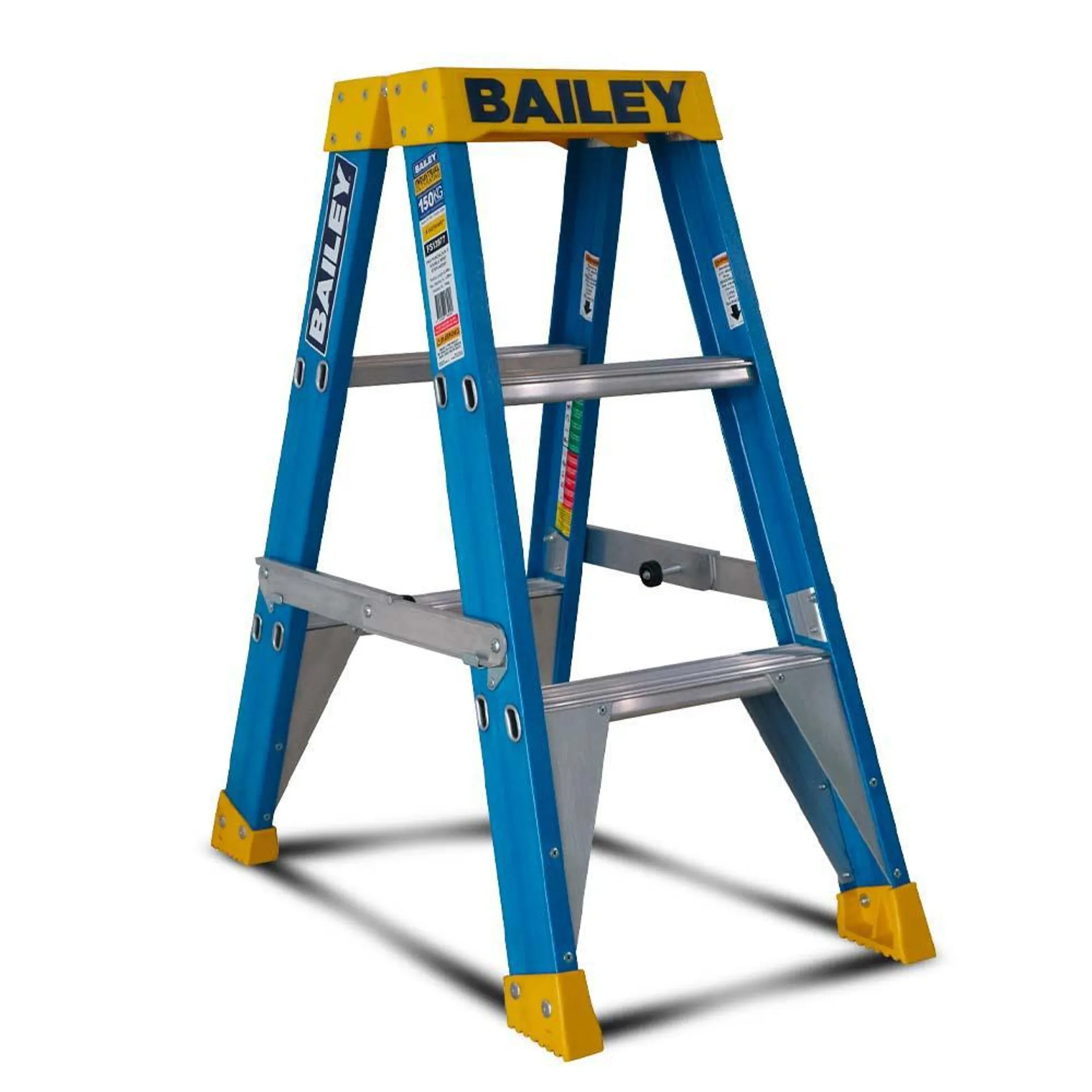 Bailey FS13977 3 Step 0.9m 150kg Fibreglass Double Sided Industrial Ladder
