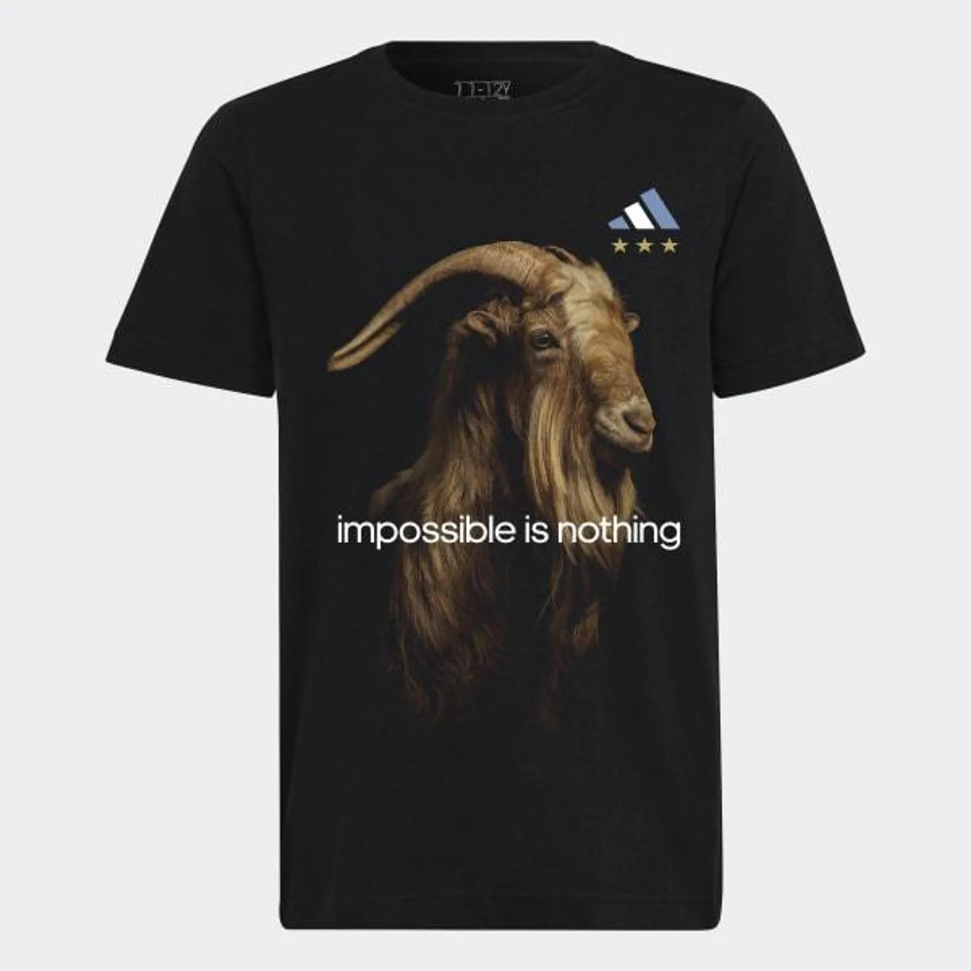 Messi Football Goat Graphic Tee