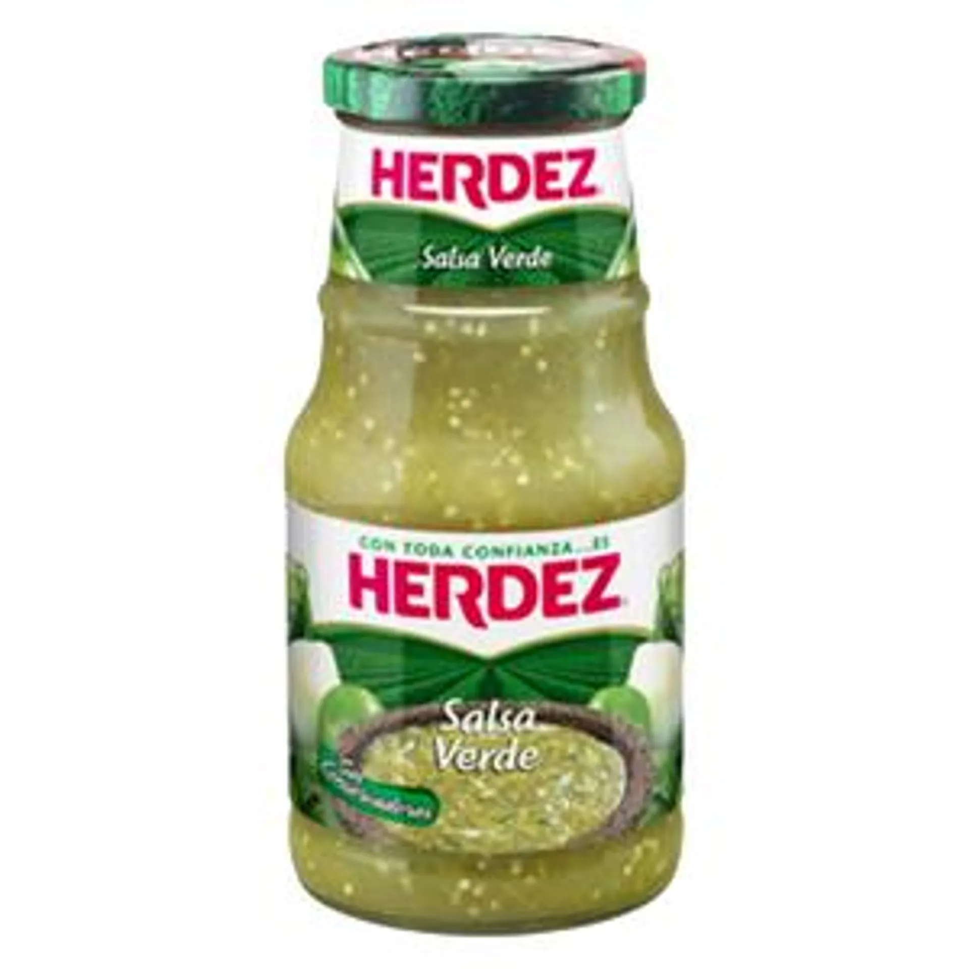 SALSA CASERA VERDE HERDEZ BOTELLA 453 GR.