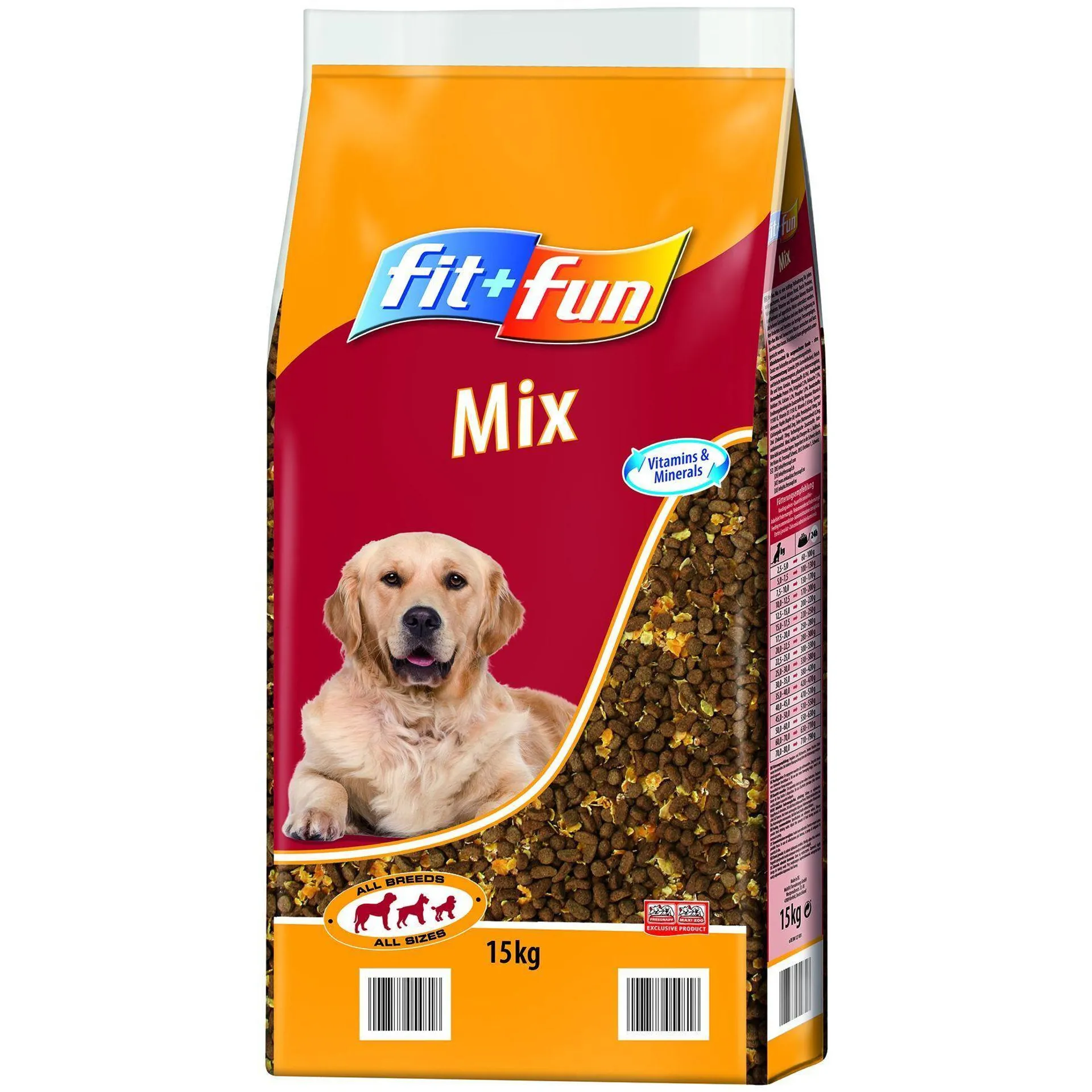 FIT+FUN Dry Food Mix 15 kg