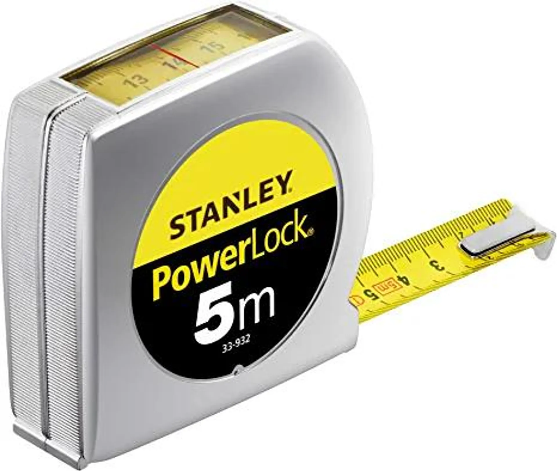 Stanley 0-33-932 Power lock Tape Measure, Silver