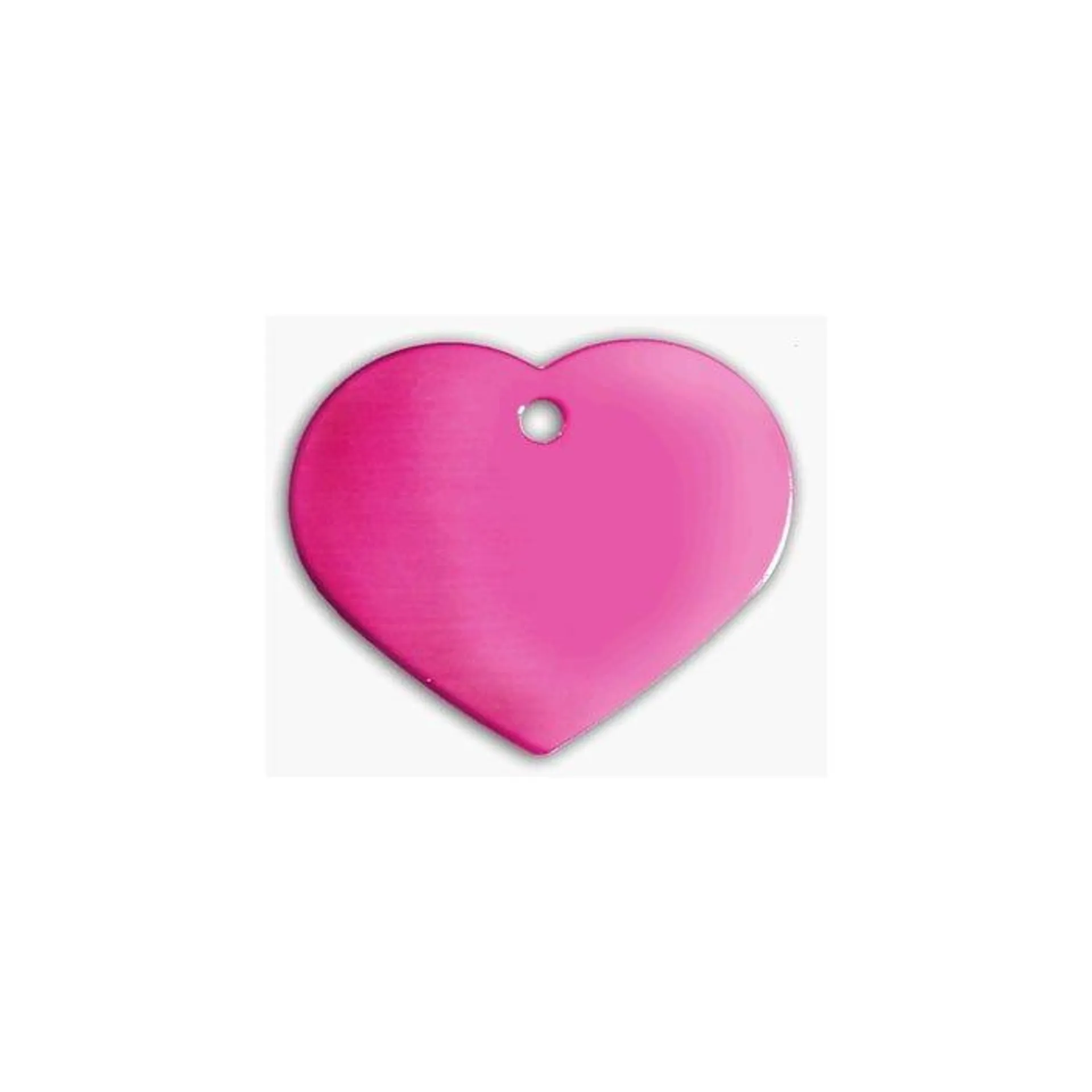 Small Pink Heart Id Tag