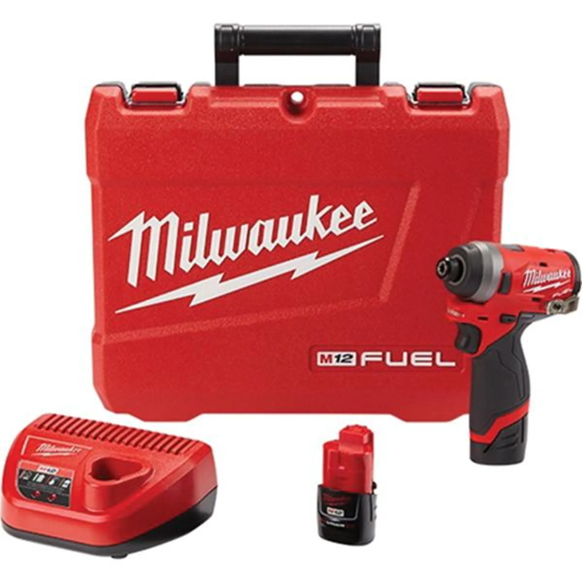 2553-22 Impact Driver Kit, Battery Included, 12 V, 2 Ah, 1/4 in Drive, Hex Drive, 4000 ipm