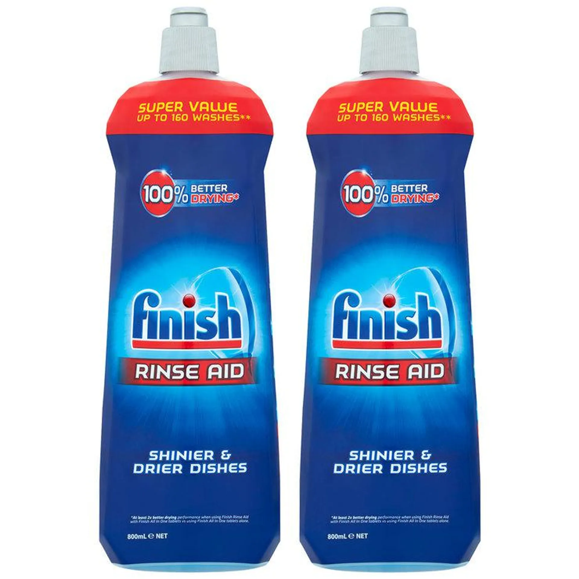 Finish Dishwasher Rinse Agent, 2 x 800ml