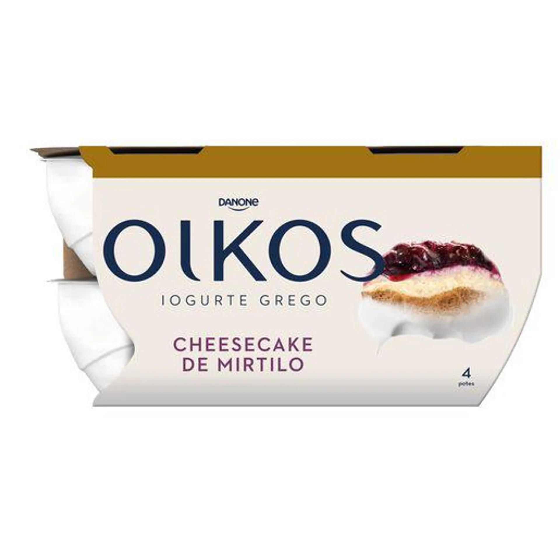 OIKOS Iogurte Cheesecake de Mirtilo 4x110 g