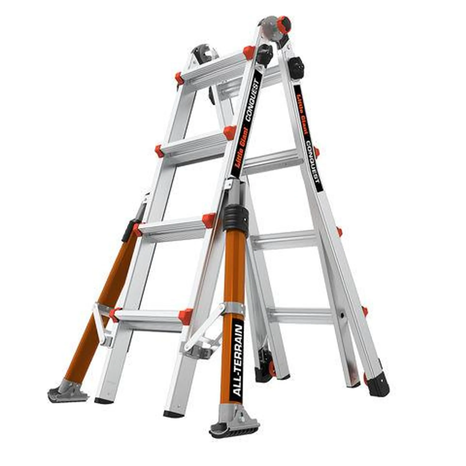 Little Giant 4 Rung Conquest All Terrain Multi-Purpose Ladder