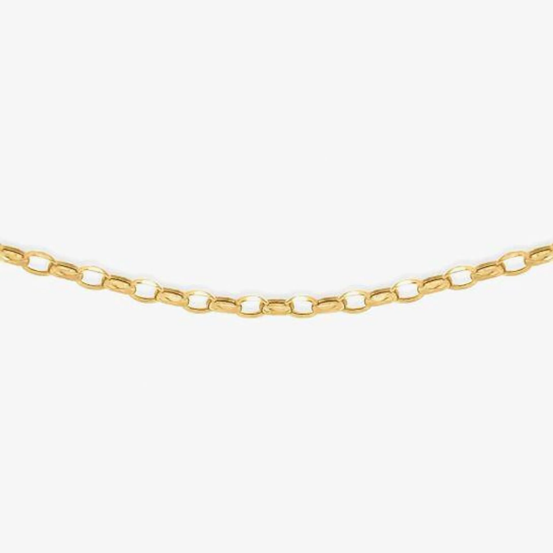 9ct Yellow Gold Oval Belcher Chain 1.14.5814