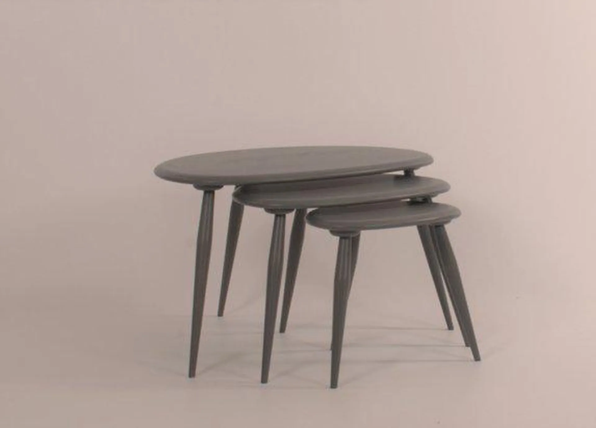 Pebble Nest Of Tables Warm Grey