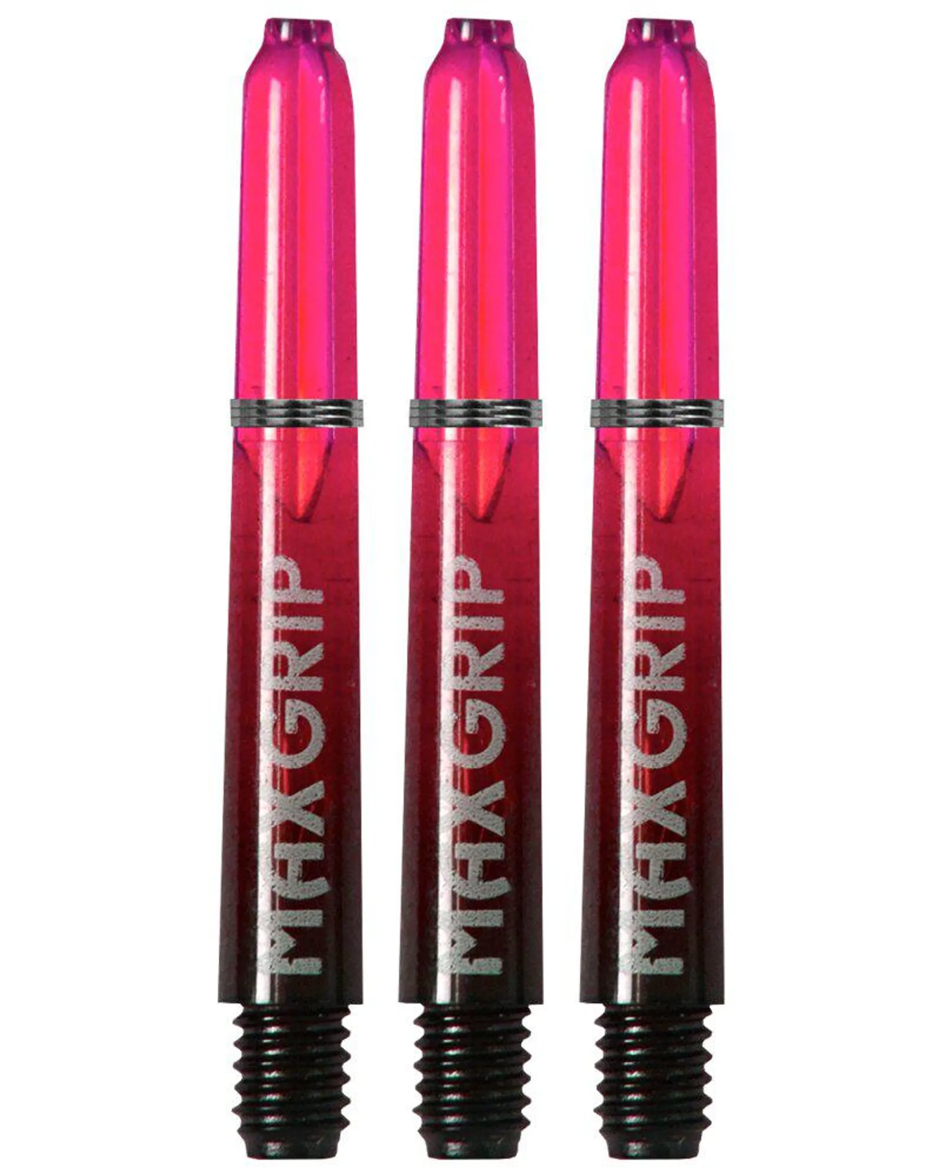 XQMAX Dartskaft nylon - Sort/rød 35 mm 3-pak