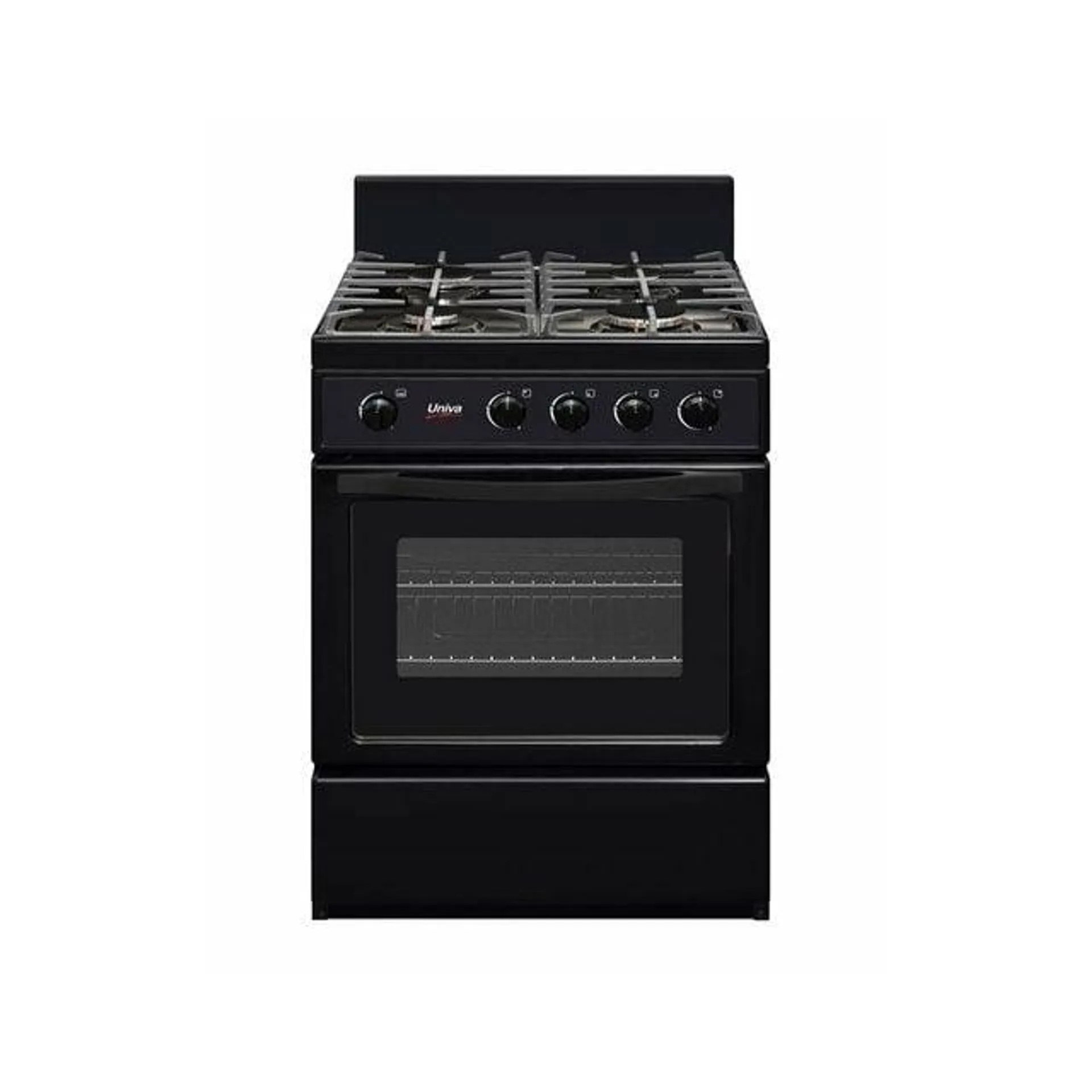 UNIVA 4 BURNER COMPACT FULL GAS STOVE AND OVEN