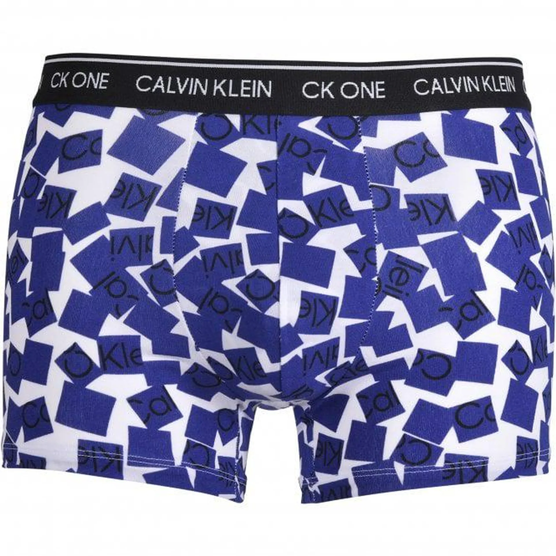 Calvin Klein CK One Collage Logo Boxer Trunk, Clematis Blue