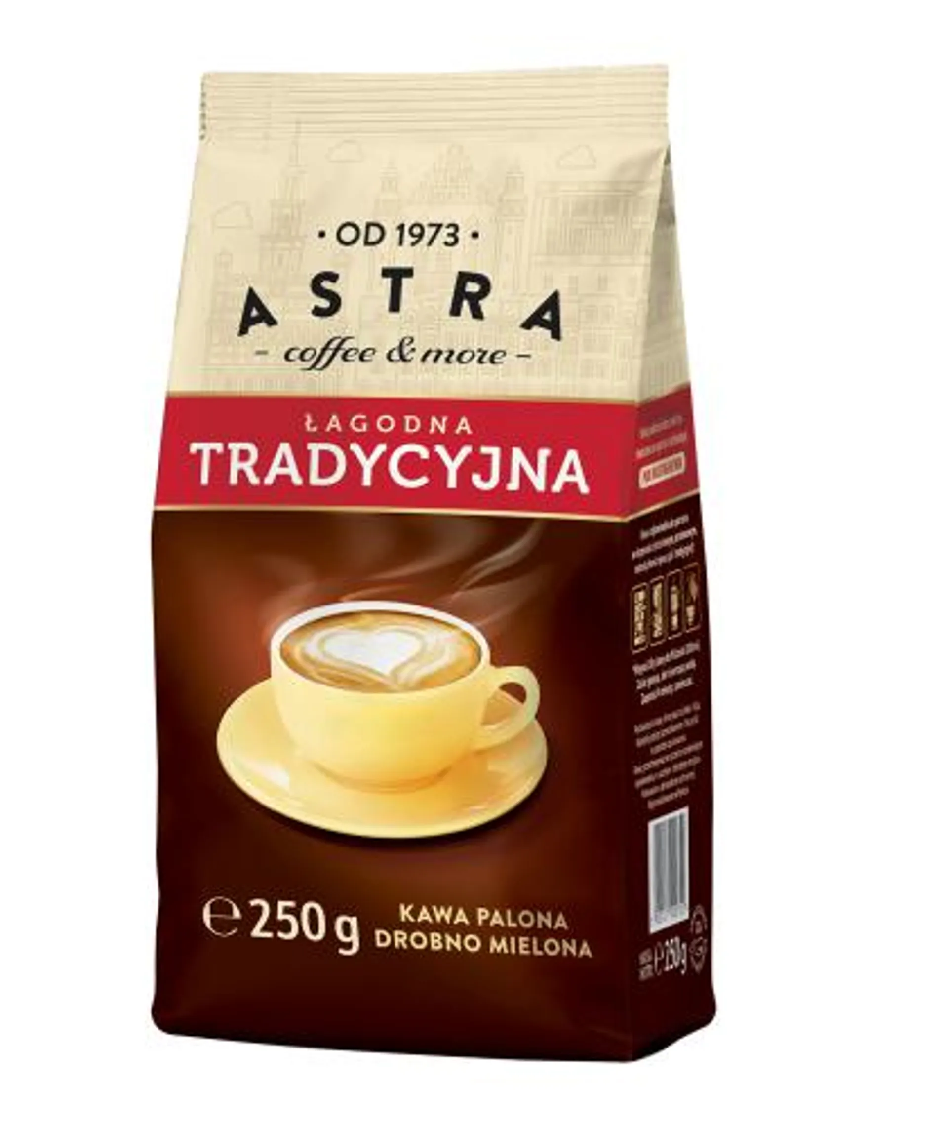 Kawa Astra Łagodna Tradycyjna mielona 250g