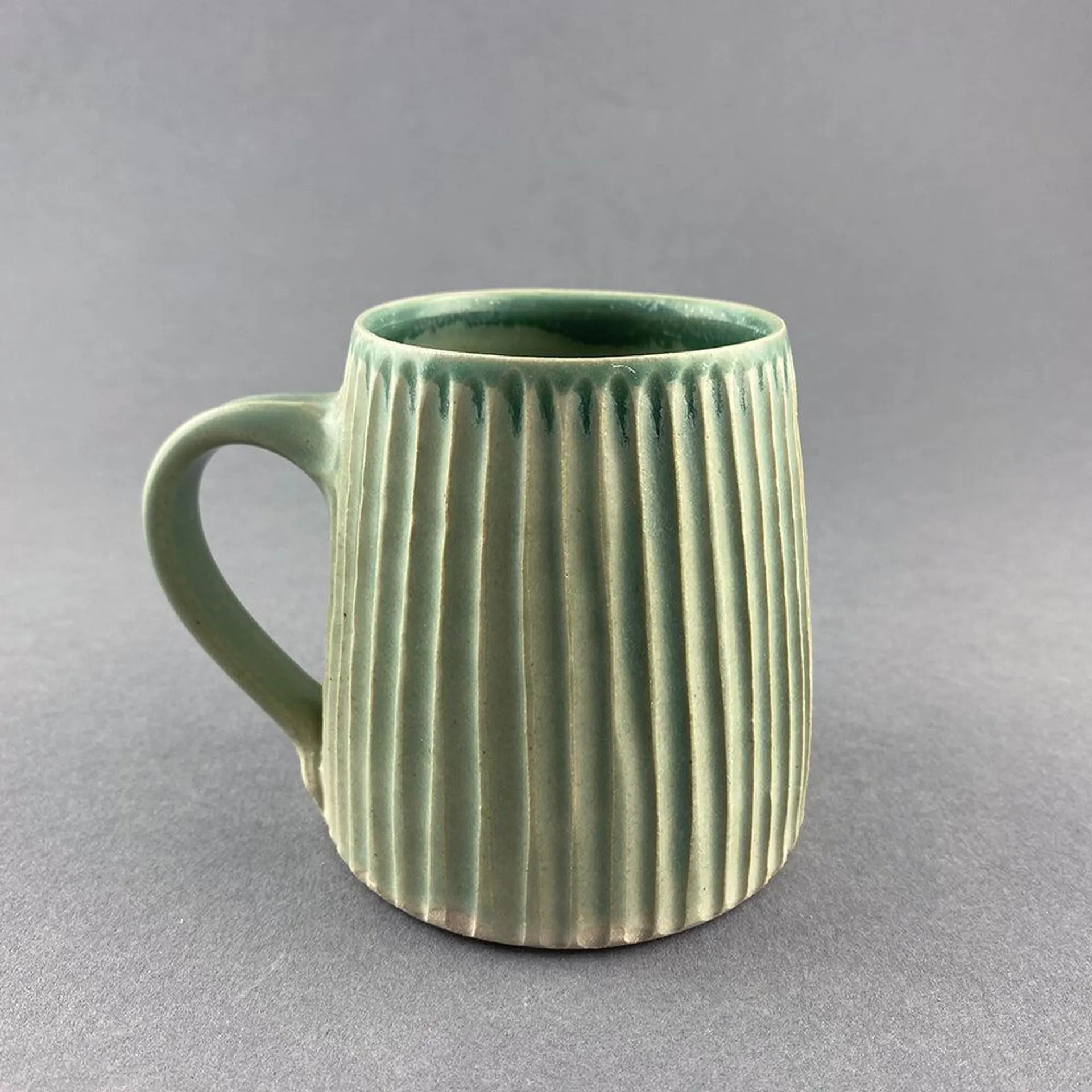 Standard Mug - Carved Celadon