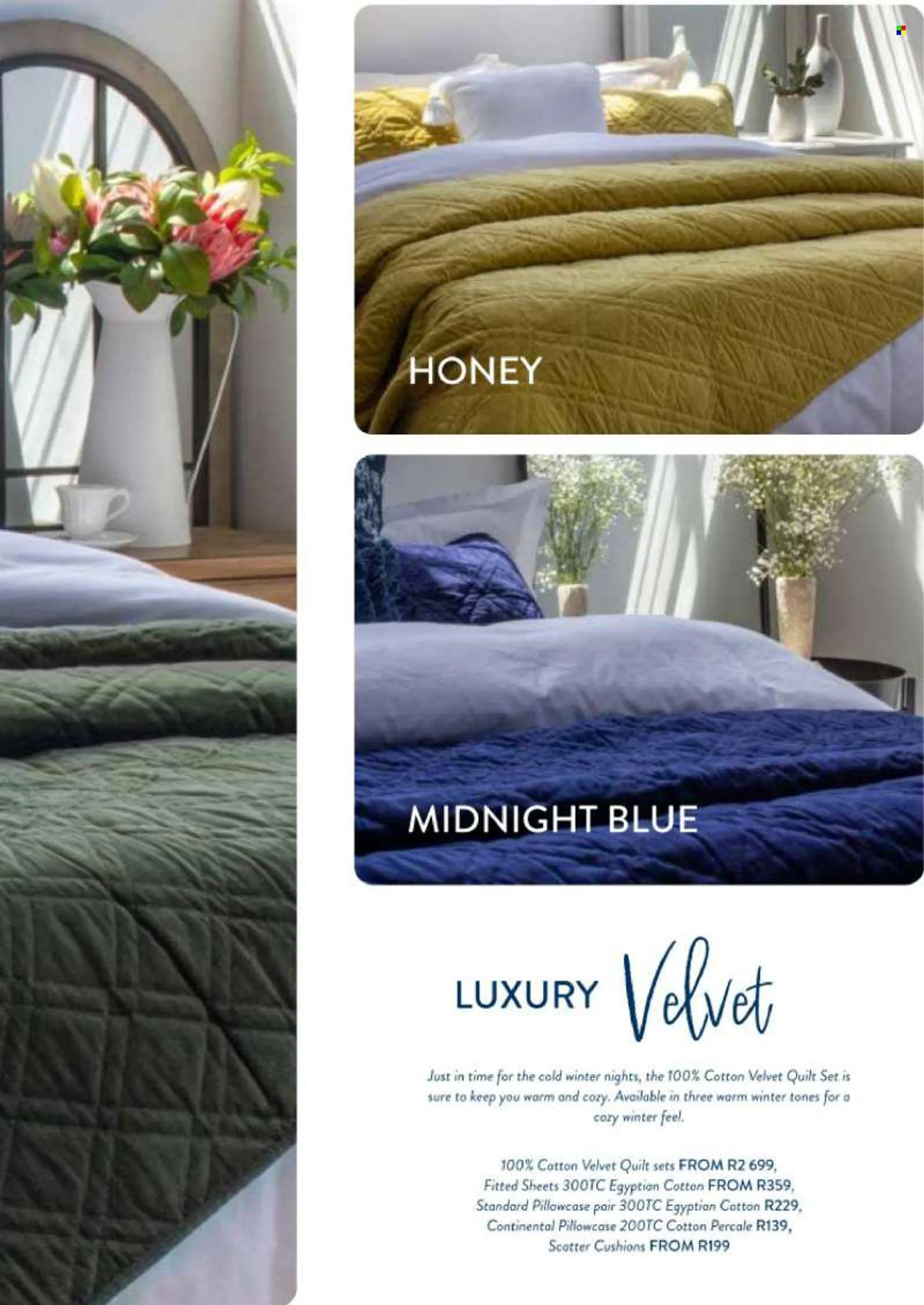 Volpes catalogue  - Sales products - cushion, pillowcases, quilt. Page 37.