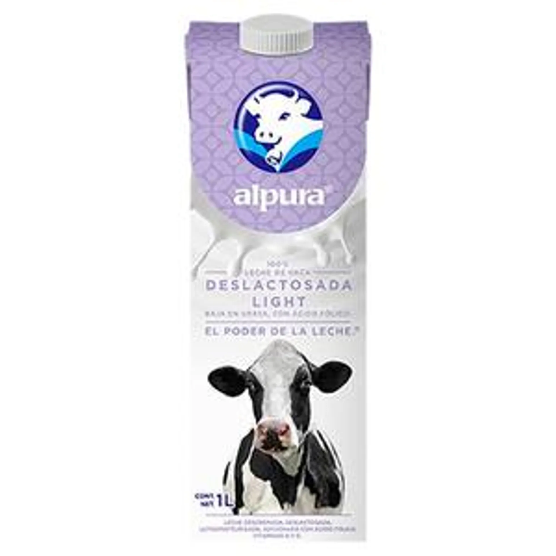 LECHE DESLACTOSADA LIGHT ALPURA BRICK 1 LT.