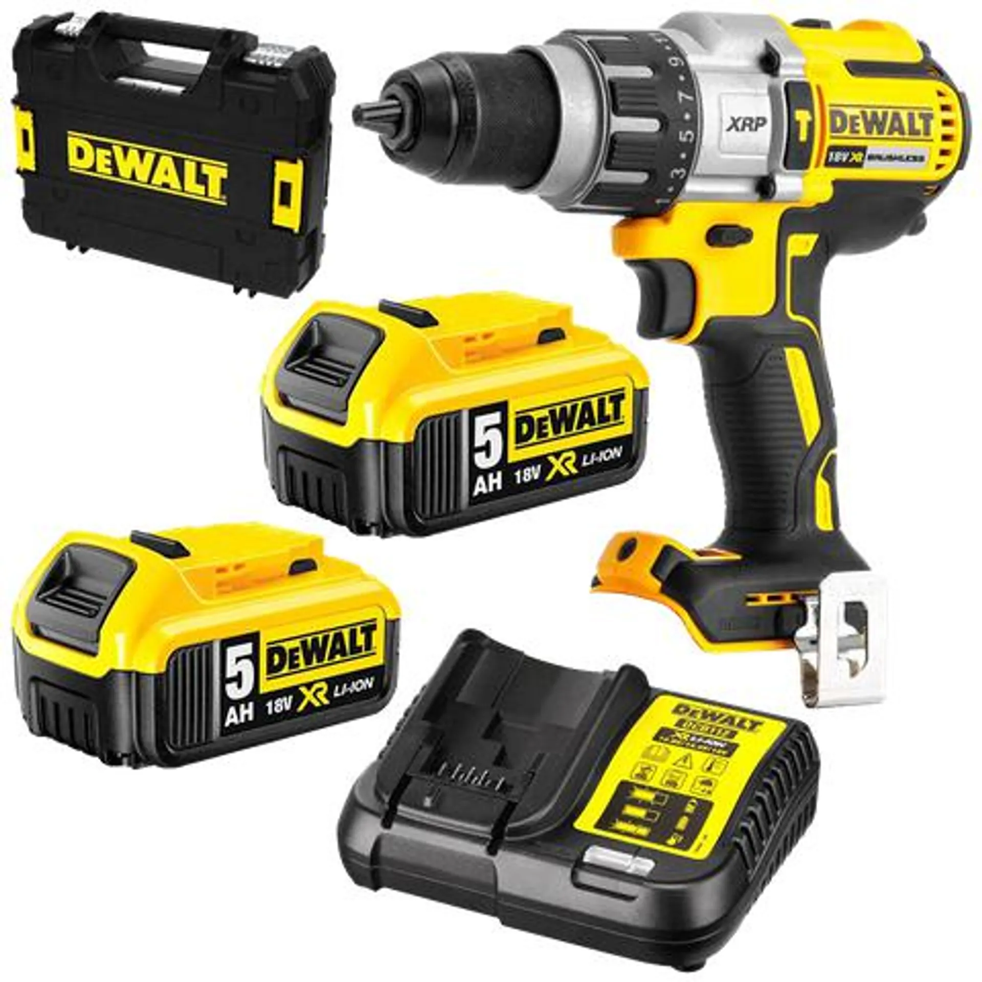 DeWalt Cordless Hammer Drill Brushless Heavy Duty 18v 5Ah