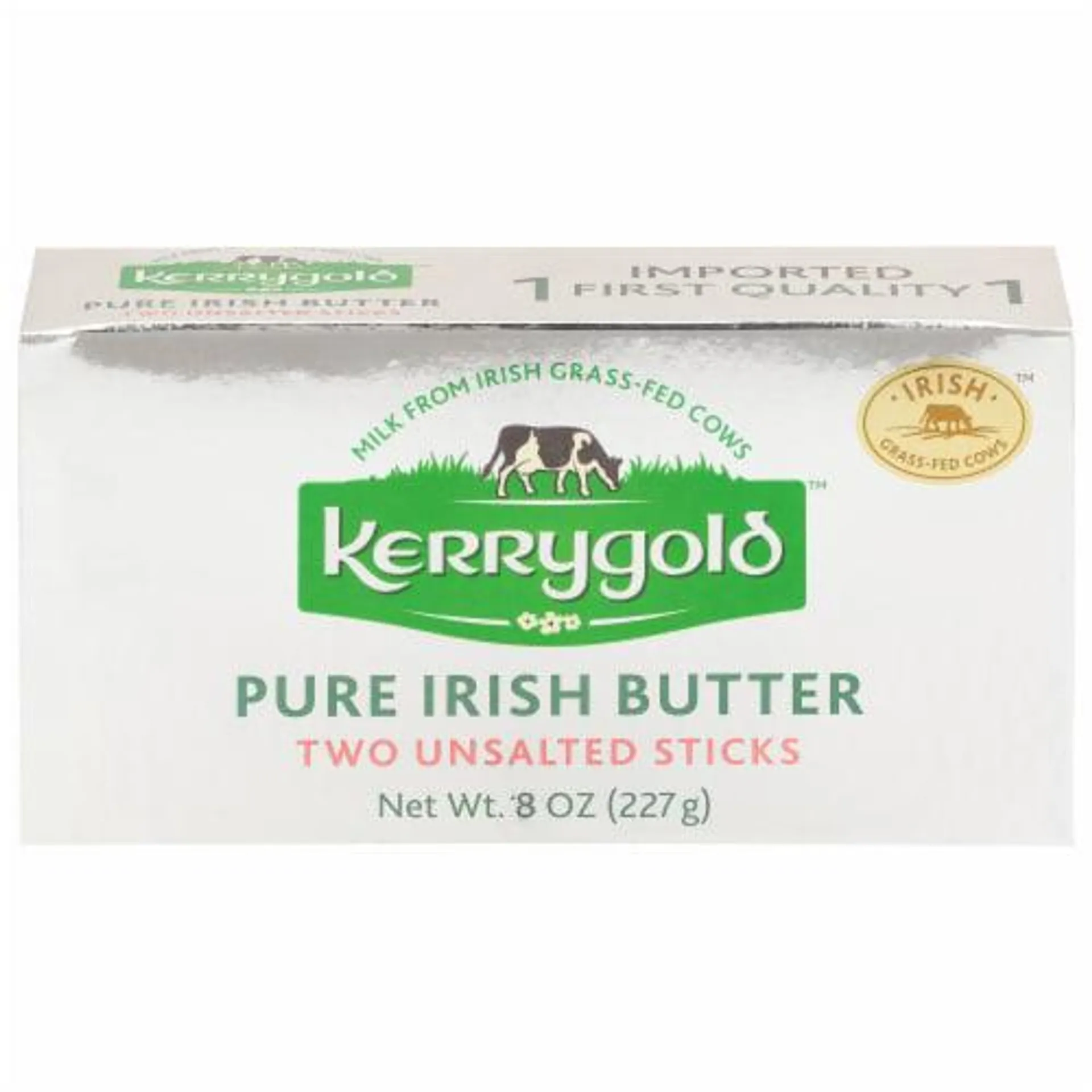 Kerrygold Grass Fed Pure Irish Unsalted Butter Sticks