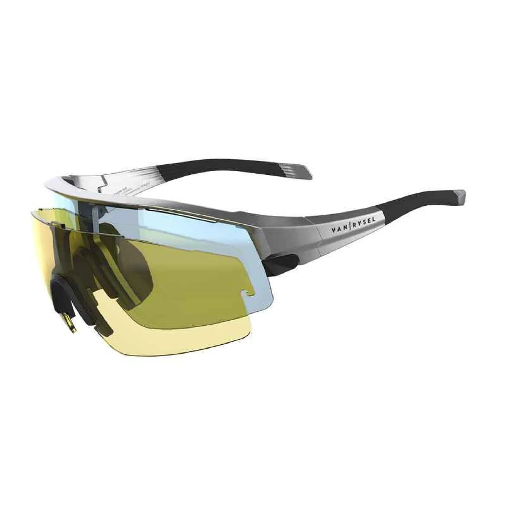 Cyklistické okuliare pre dospelých ROADR 900 fotochromatické sivé