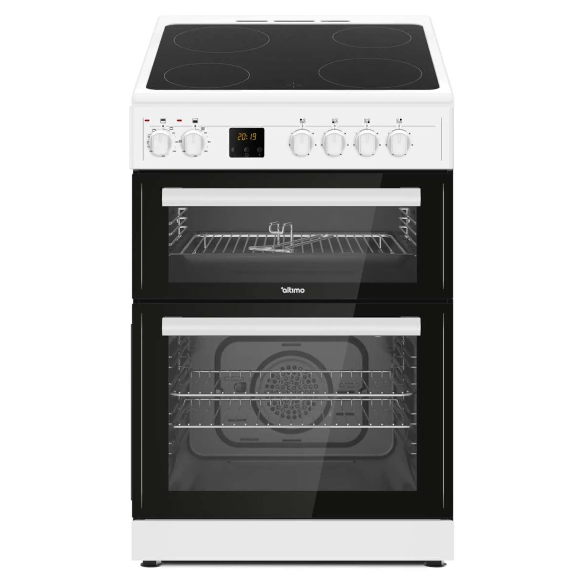 600mm Double Oven Cooker with Ceramic Hob
