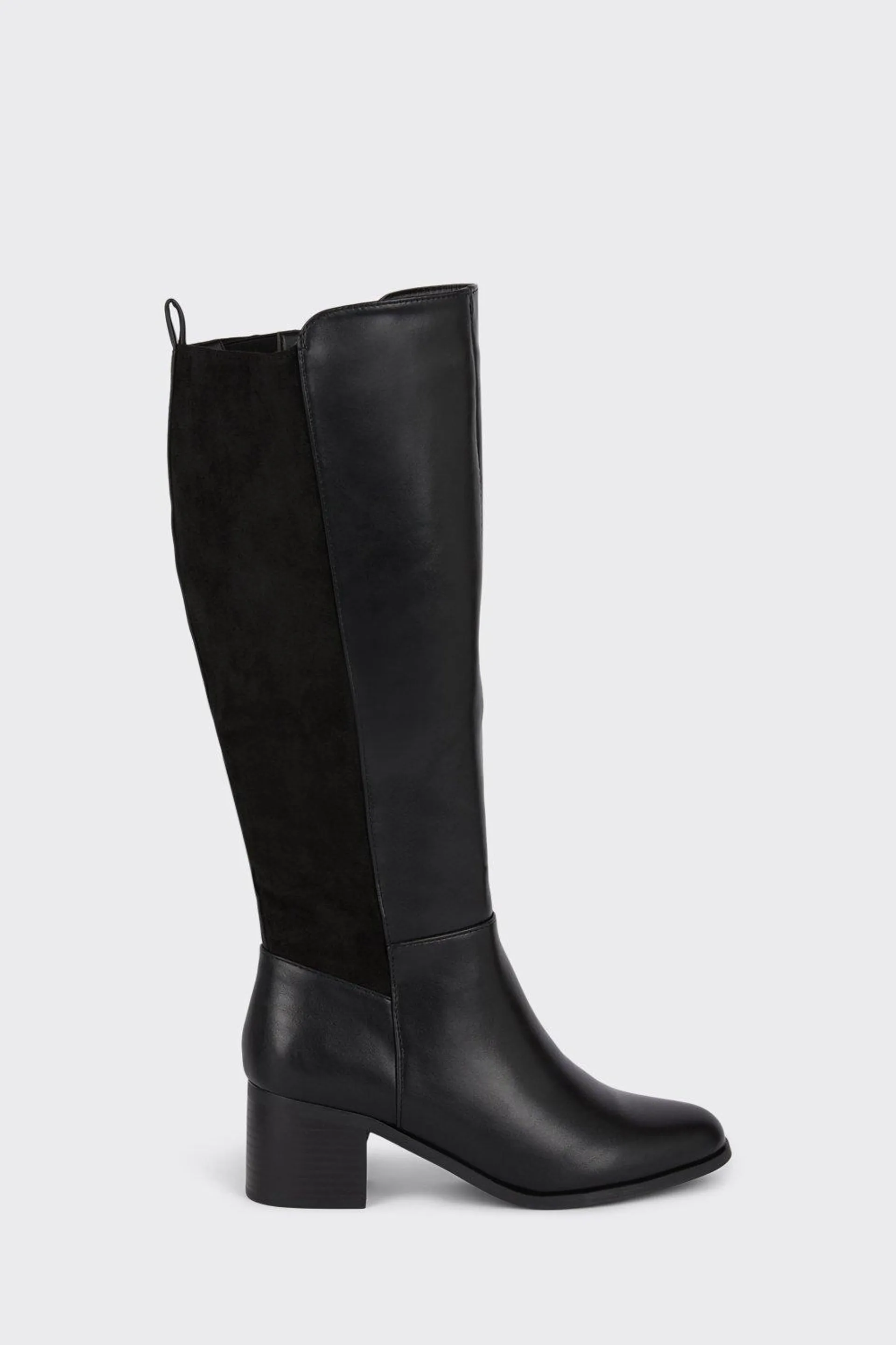 Haven Classic Block Heeled Knee High Boots