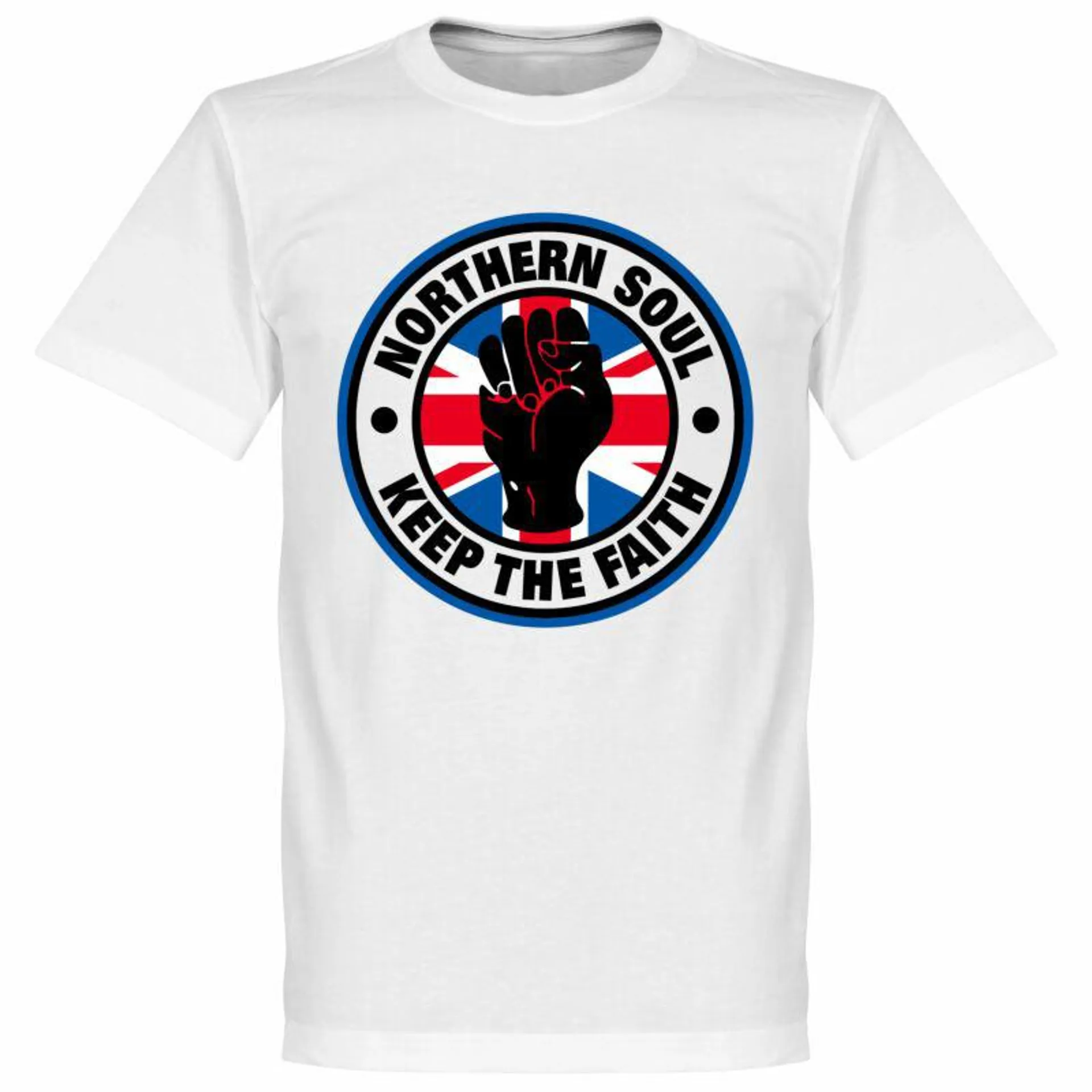 Northern Soul Union Flag T-Shirt - White